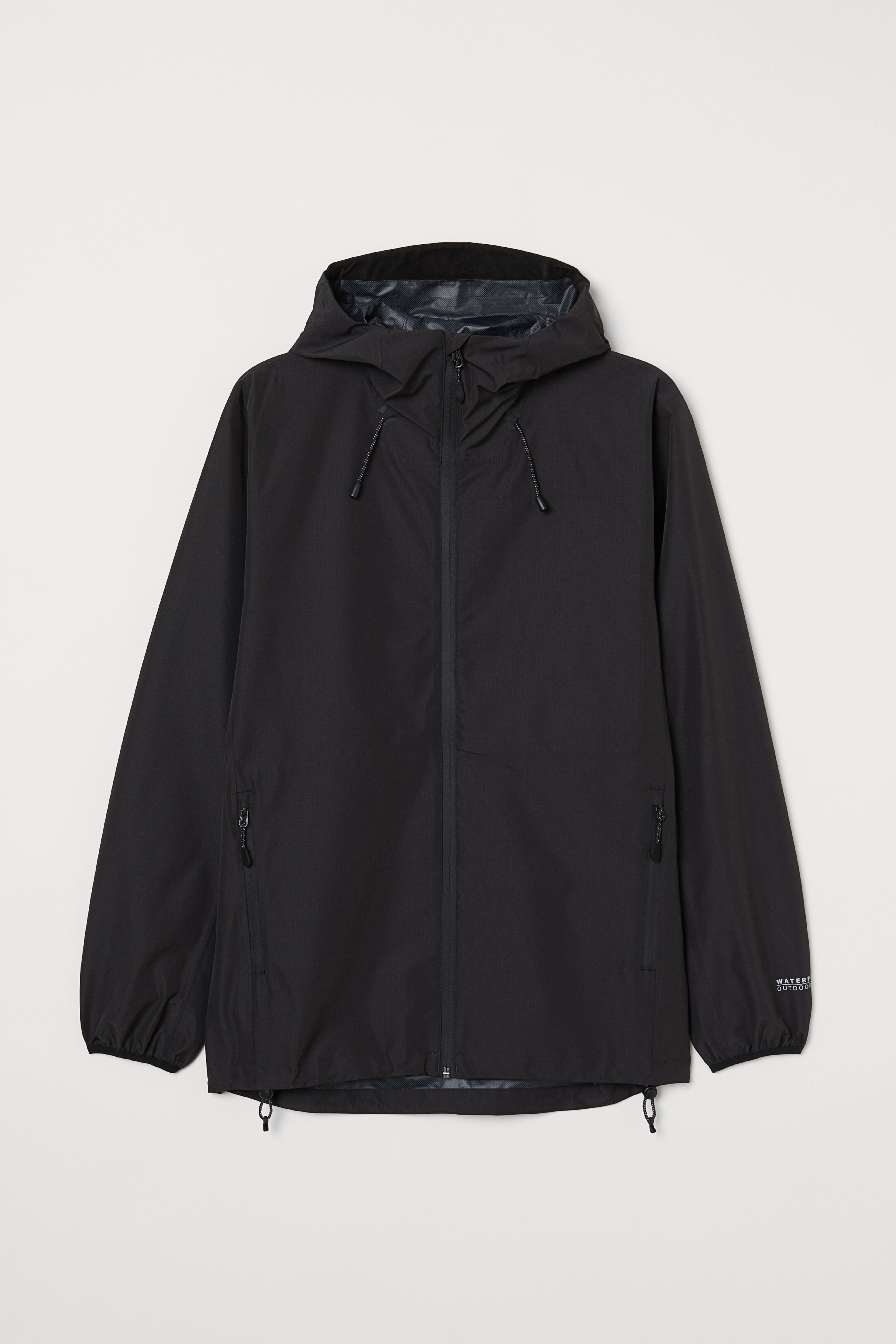 H&m mens waterproof jacket online