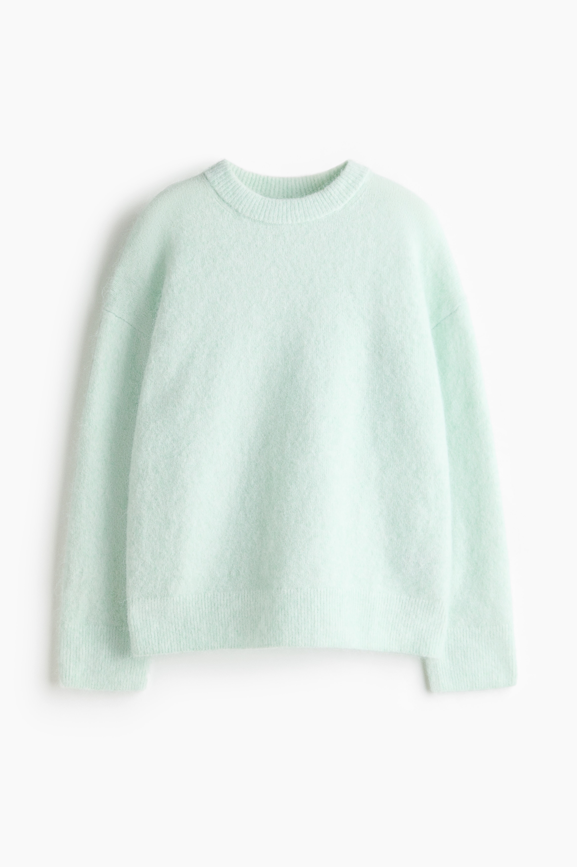 Loose-fit jumper - Light turquoise