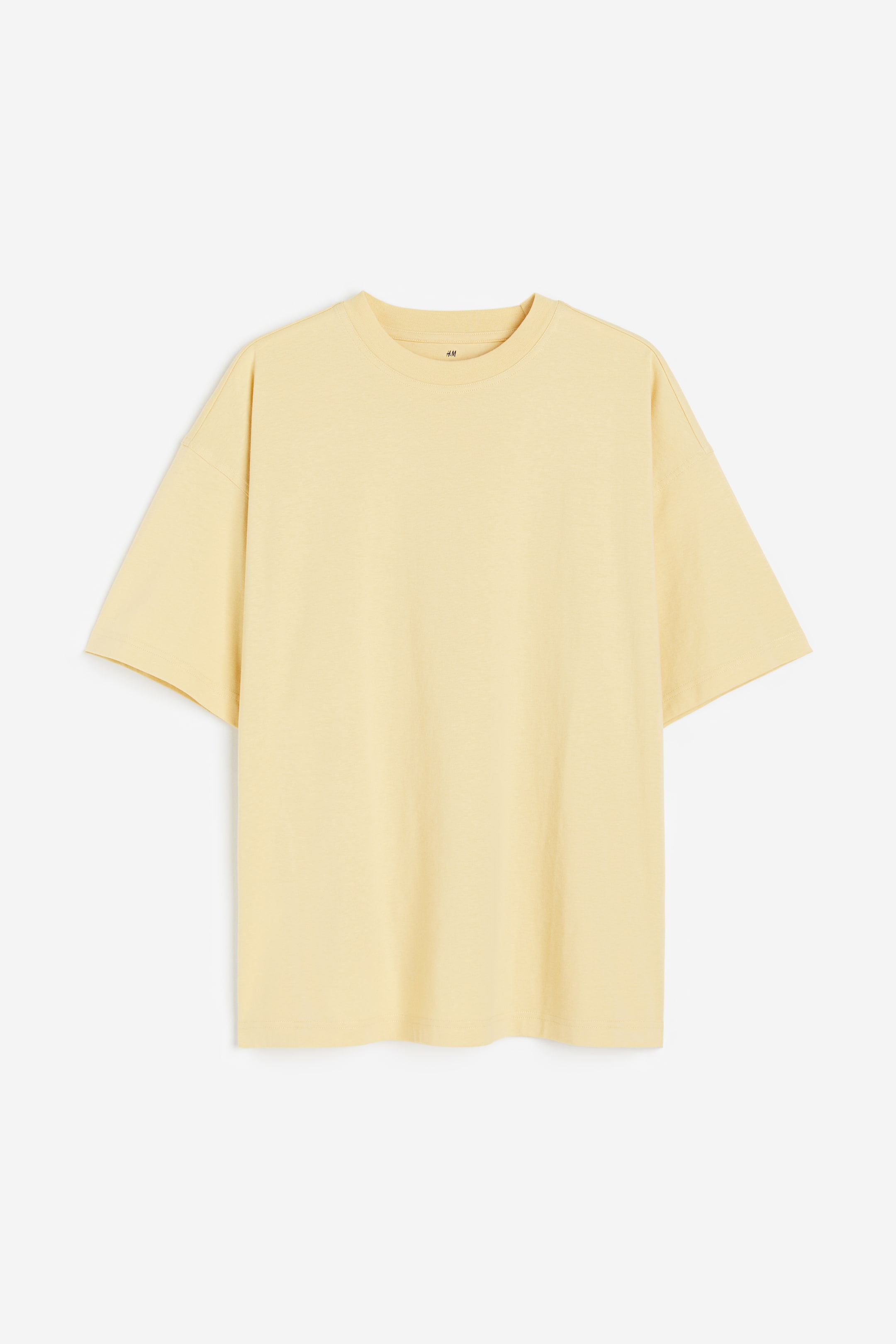 Xem ảnh lớn hơn: Áo thun Oversized Fit - Màu vàng nhạt - Men | H&M VN 1