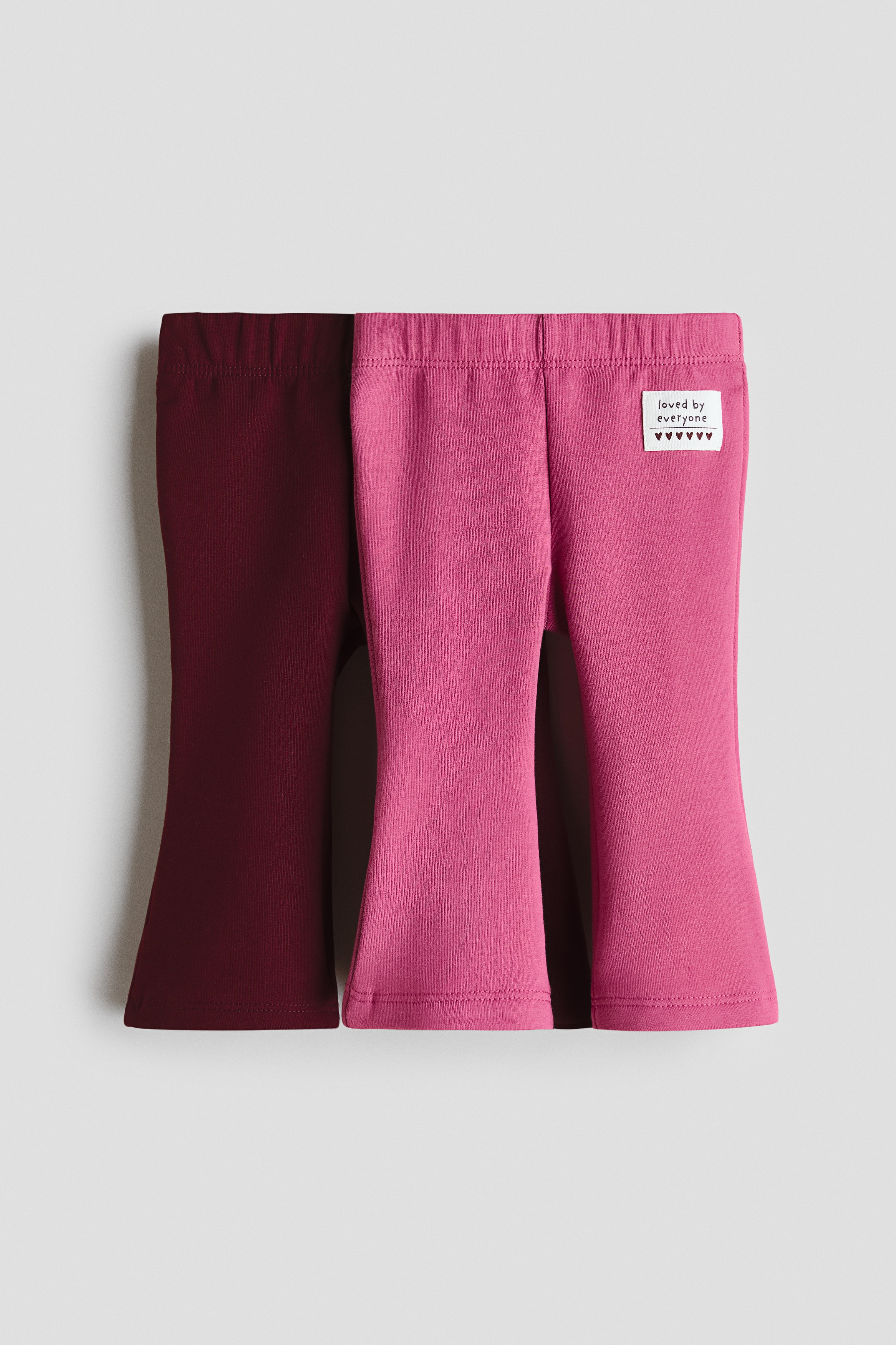 Dresowe legginsy rozszerzane 2-pakModel