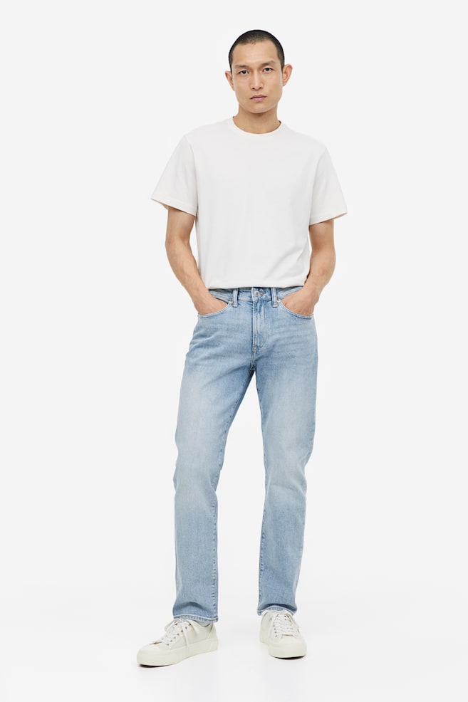 Straight Regular Jeans - Lys denimblå/Blå/Mørk blå/Sort/dc/dc/dc/dc/dc/dc - 1
