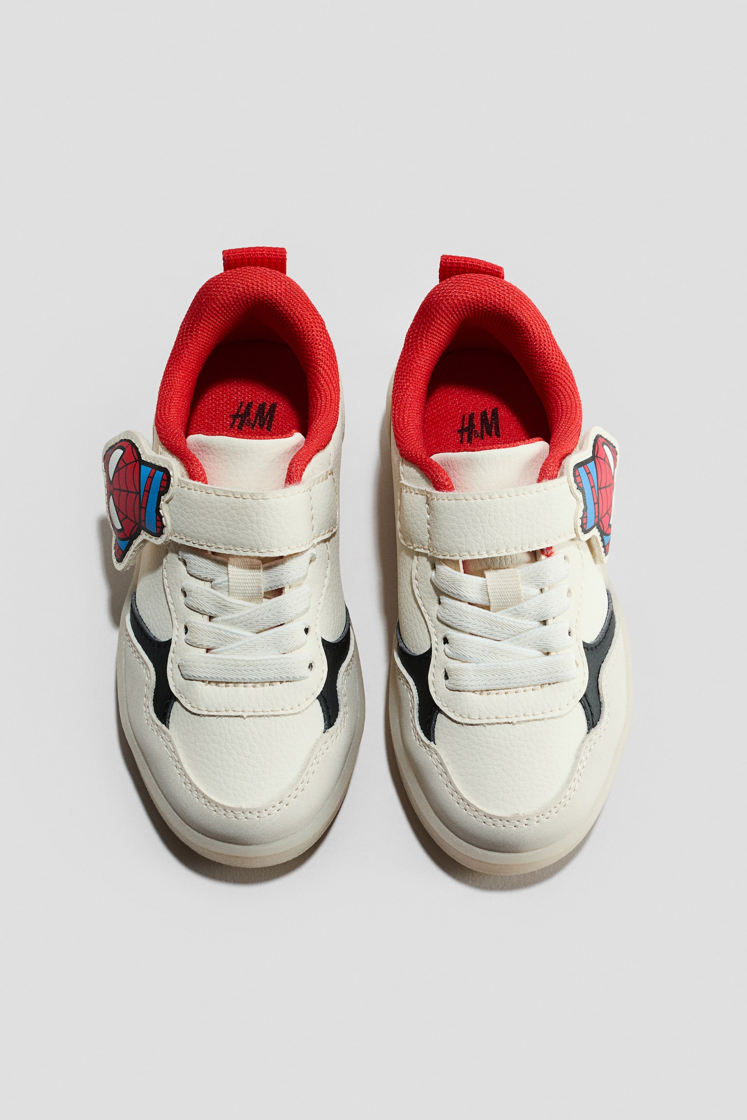 Blinkende Sneaker mit Motivdetails - Cremefarben/Spider-Man