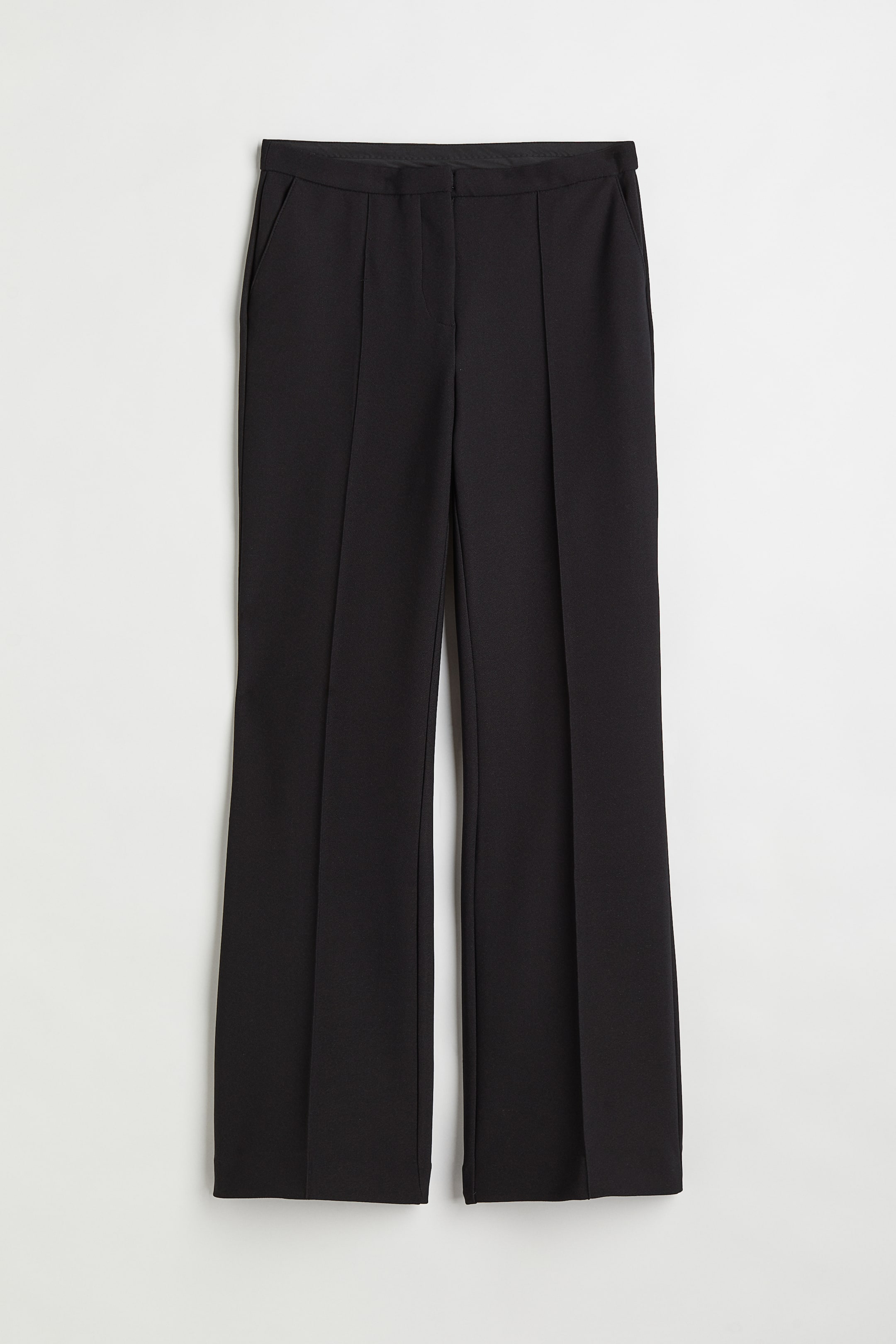 Tailored trousers - High waist - Long - Black - Ladies | H&M GB