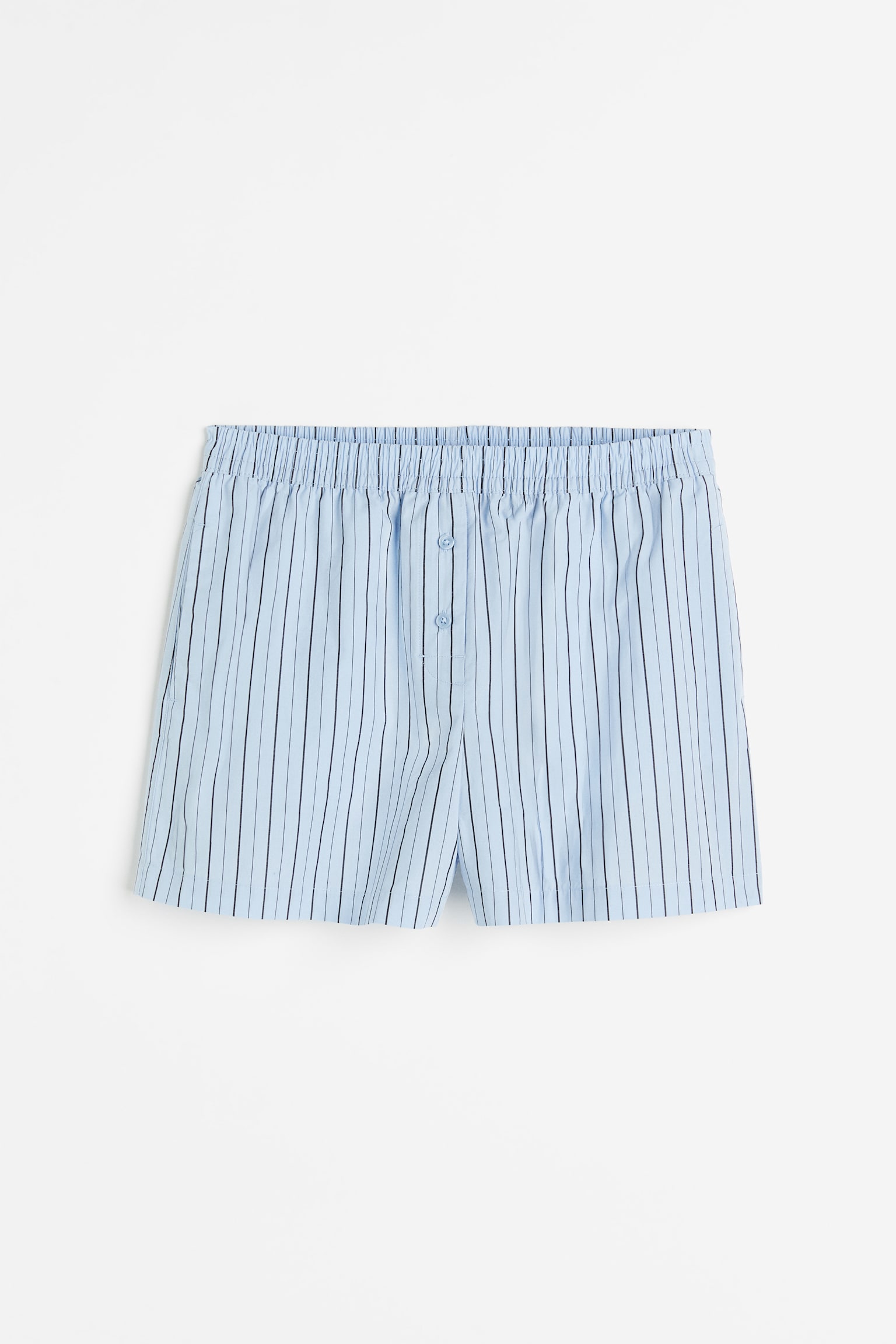 Cotton Boxer Style Shorts - Light blue/Stripe/Dusty blue/Stripe/White/Stripe/White/Stripe - 2