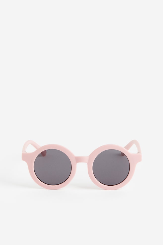Round sunglasses - Light pink/White/Black - 1