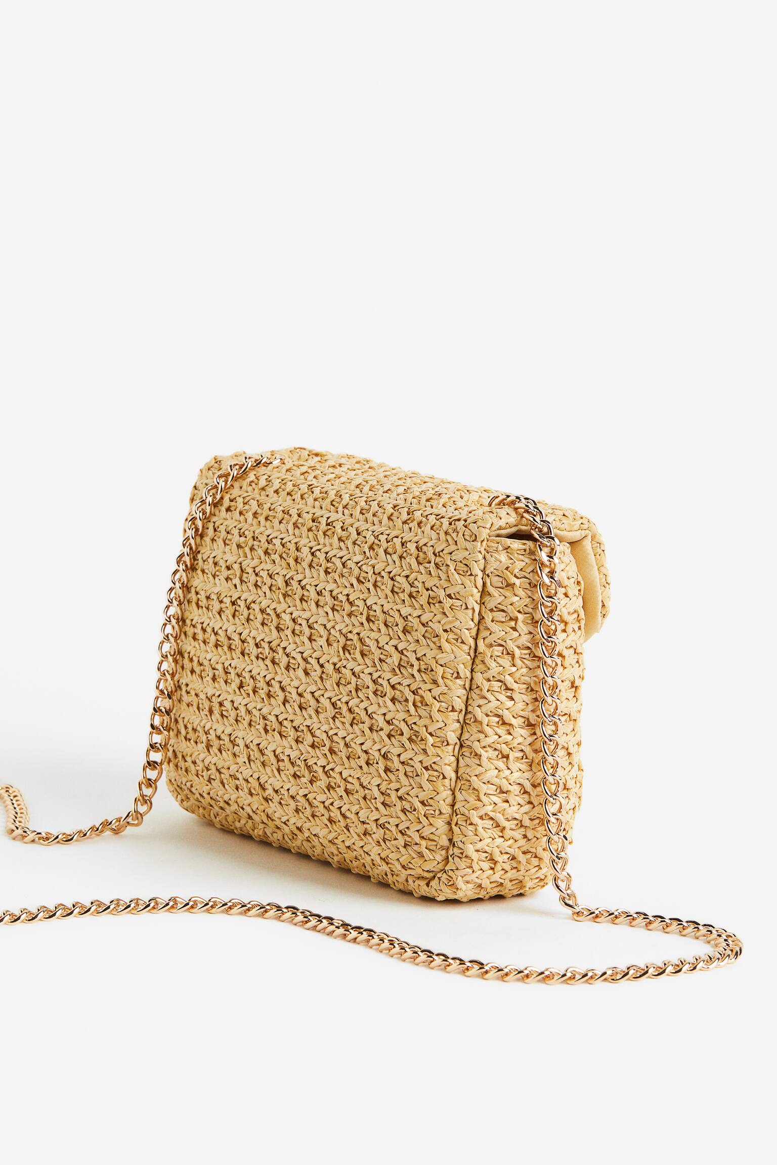 Small Shoulder Bag - Beige/White - 3