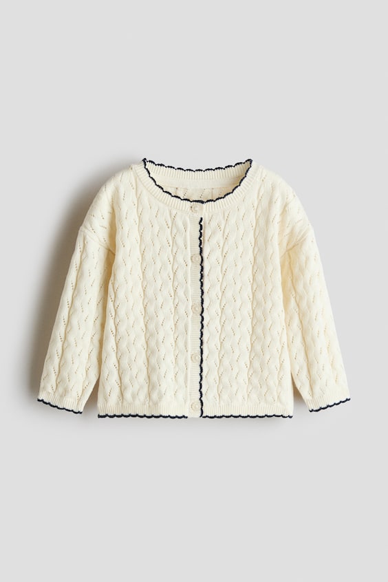Детские кардиганы H&M Pointelle-Knit Cardigan