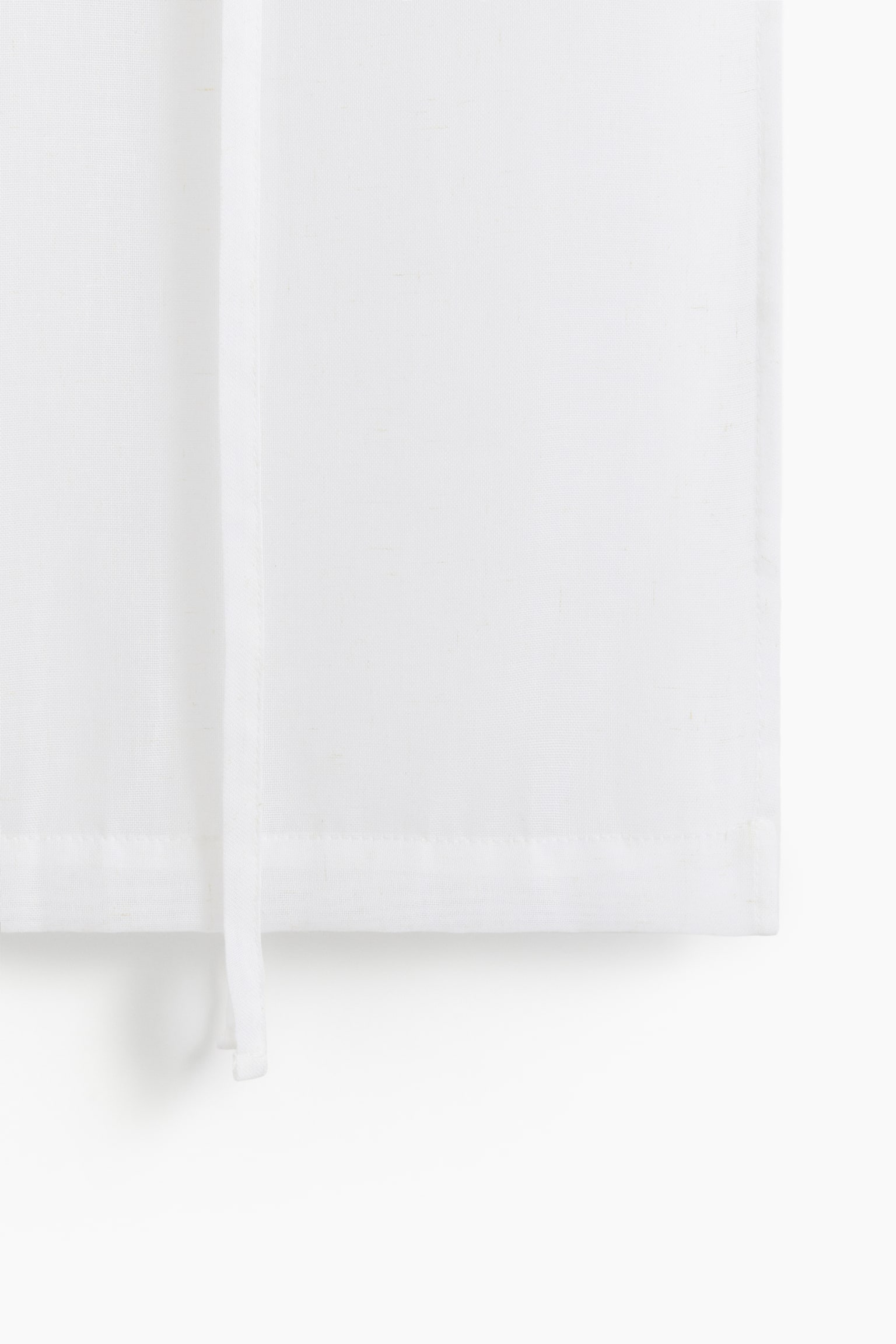 Sheer roll-up curtain - White - 4