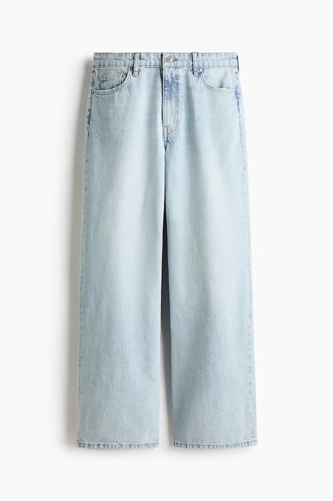 Baggy Regular Waist Jeans - Light denim blue/Denim grey/Denim blue - 1