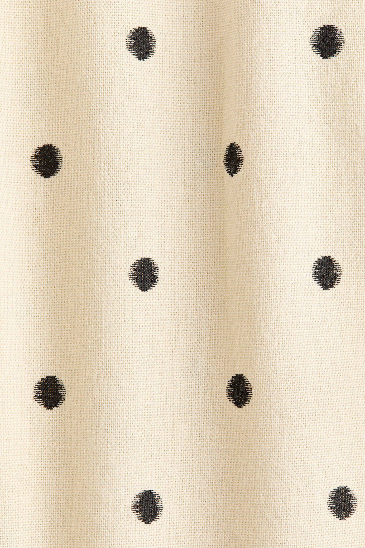 Haut péplum en lin mélangé - Jaune clair/à pois/Gris foncé/rayé - 4