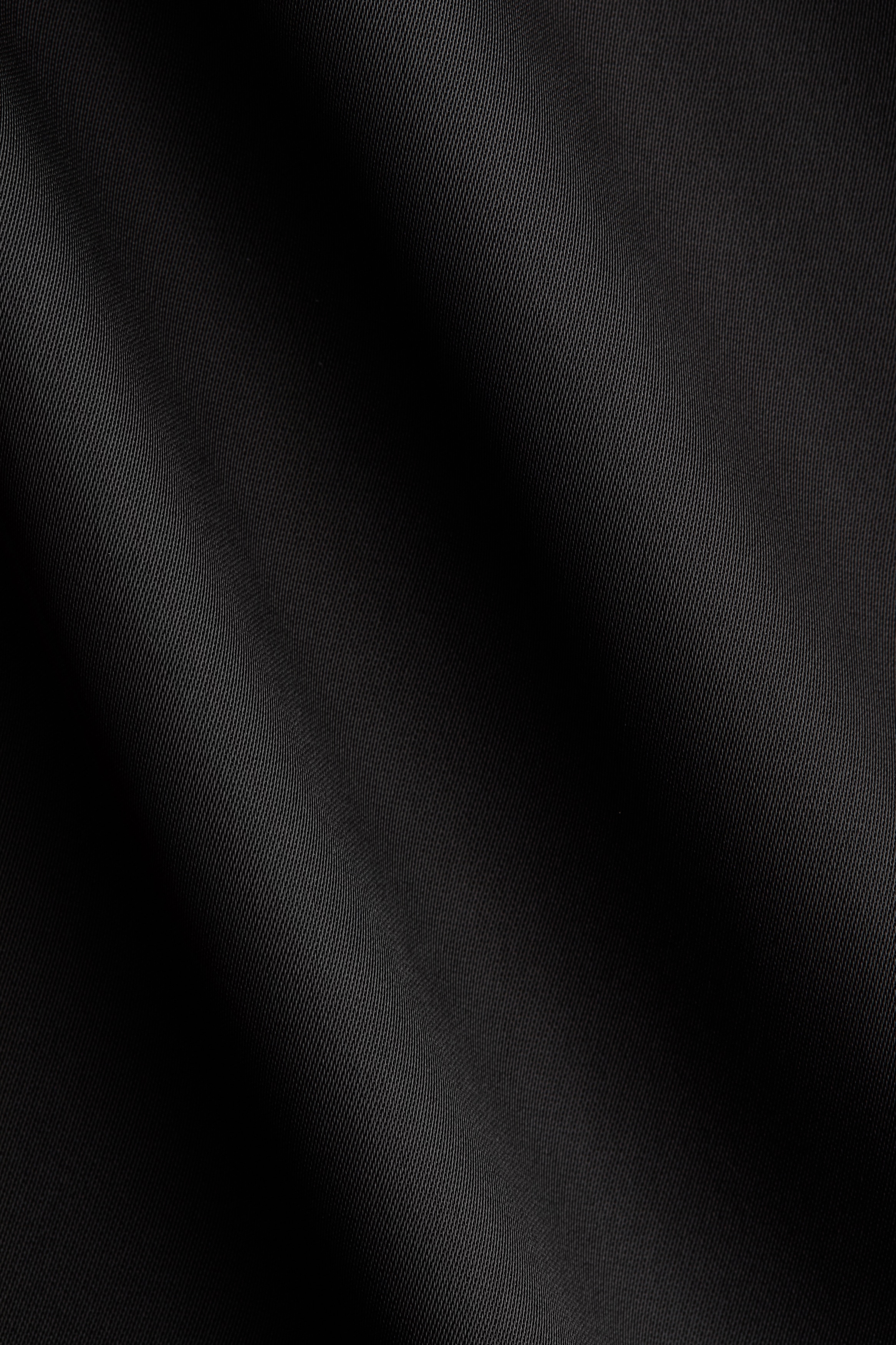Shawl-detail satin blouse