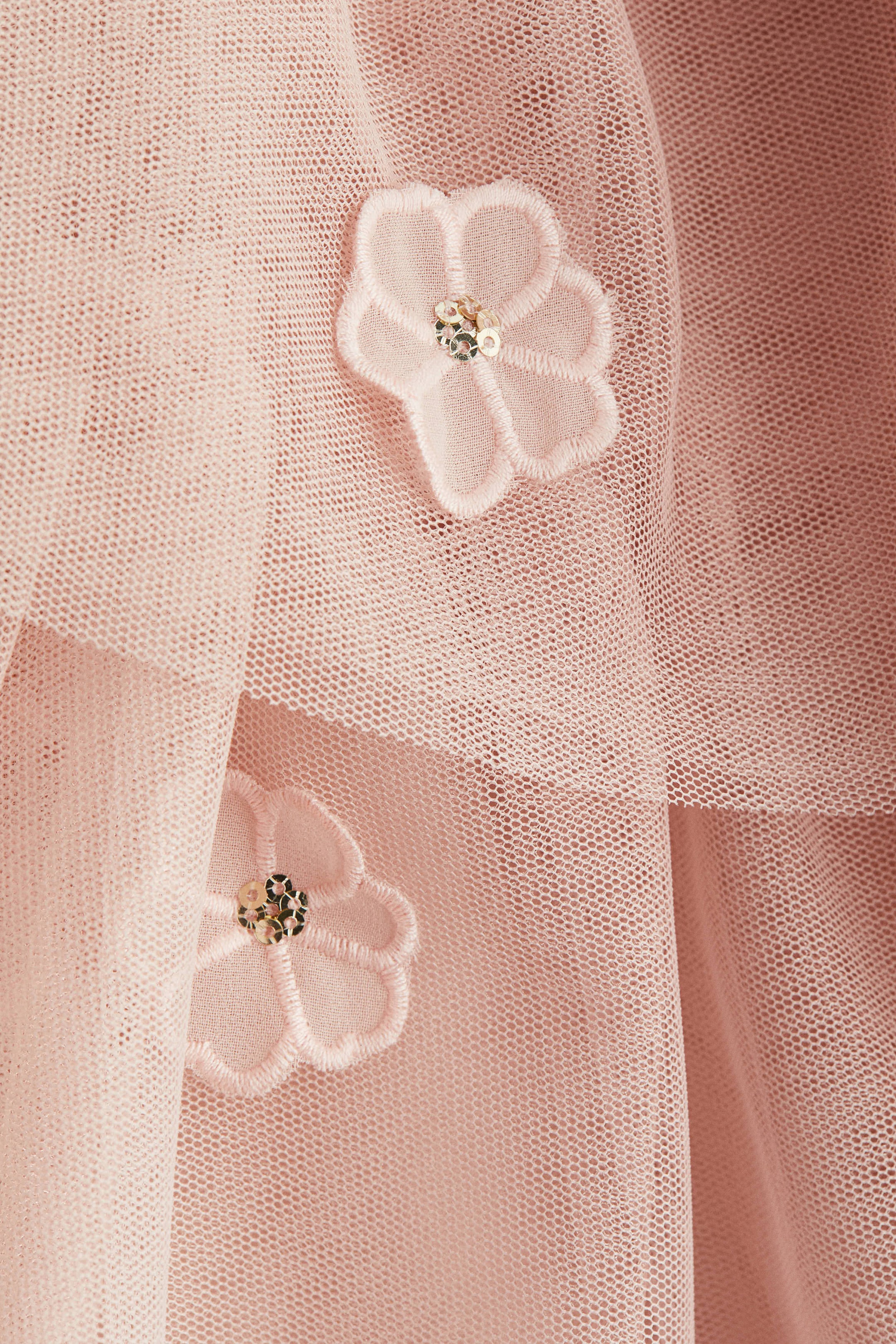 View larger image: Appliquéd tulle skirt - Light pink - Kids | H&M IN 5