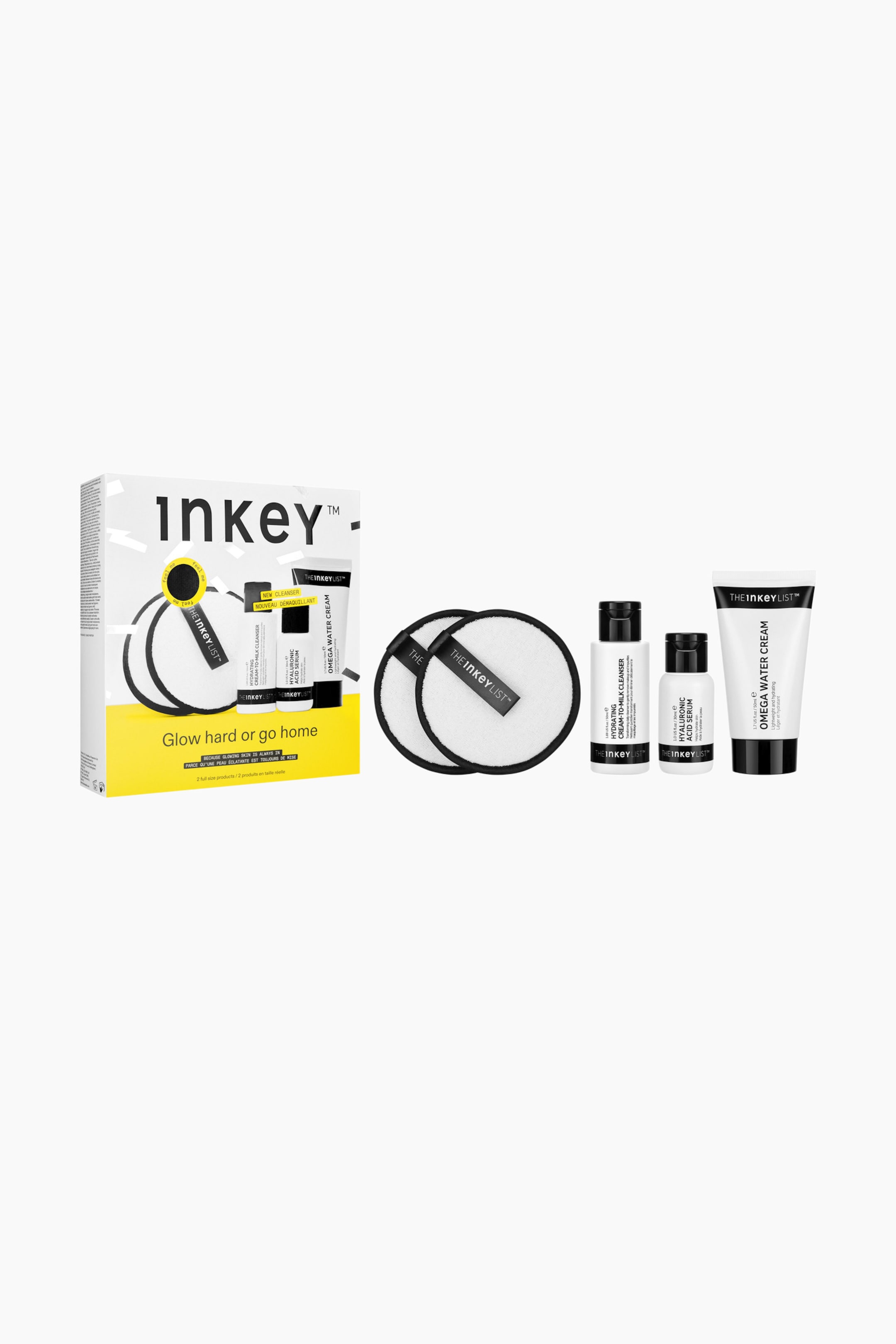 Visa större bild: Glow Hard Or Go Home - Vit | Transparent - The INKEY List - Beauty all | H&M FI 1