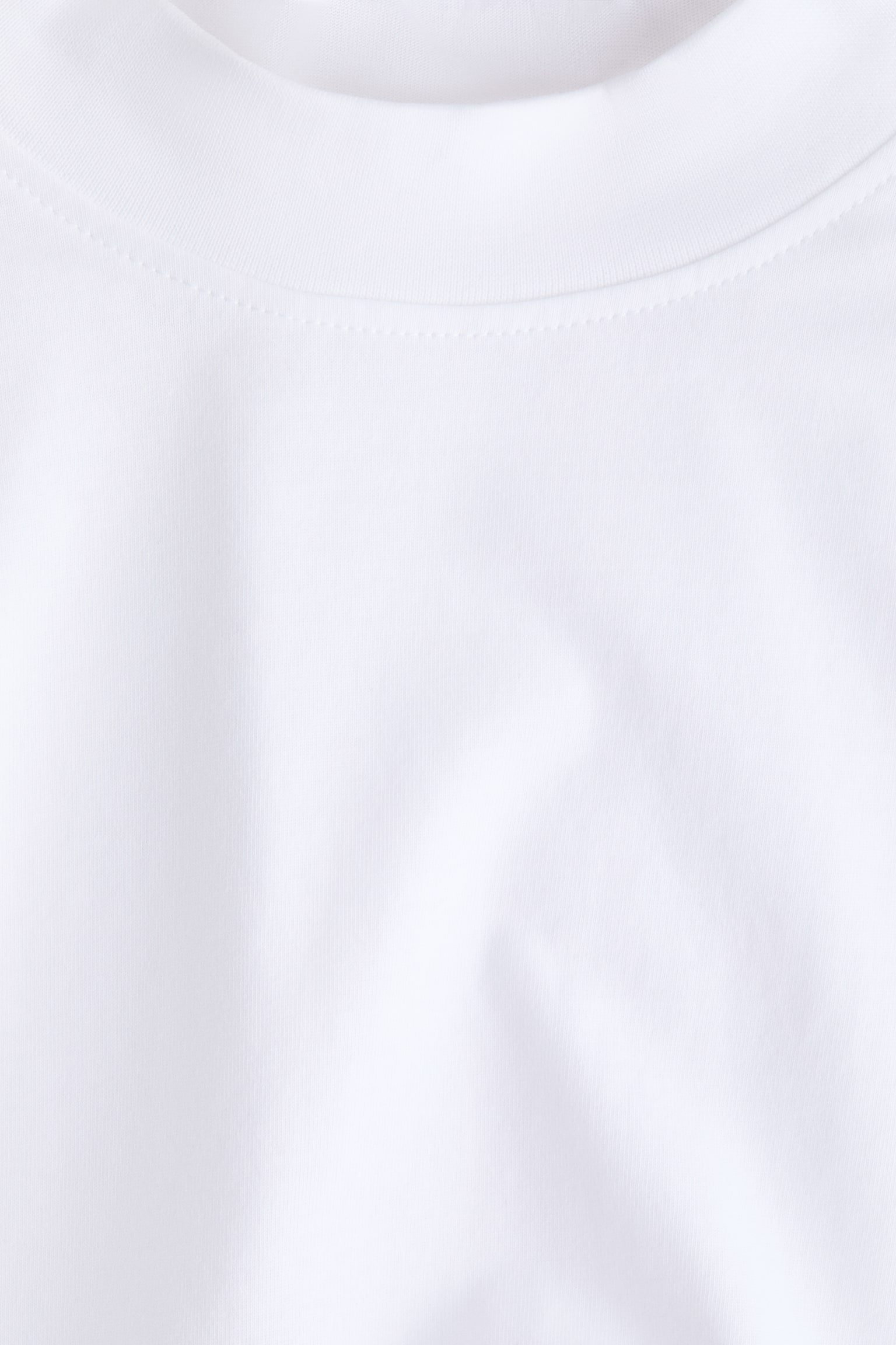 Crew-neck top - White/Black/Grey marl - 2