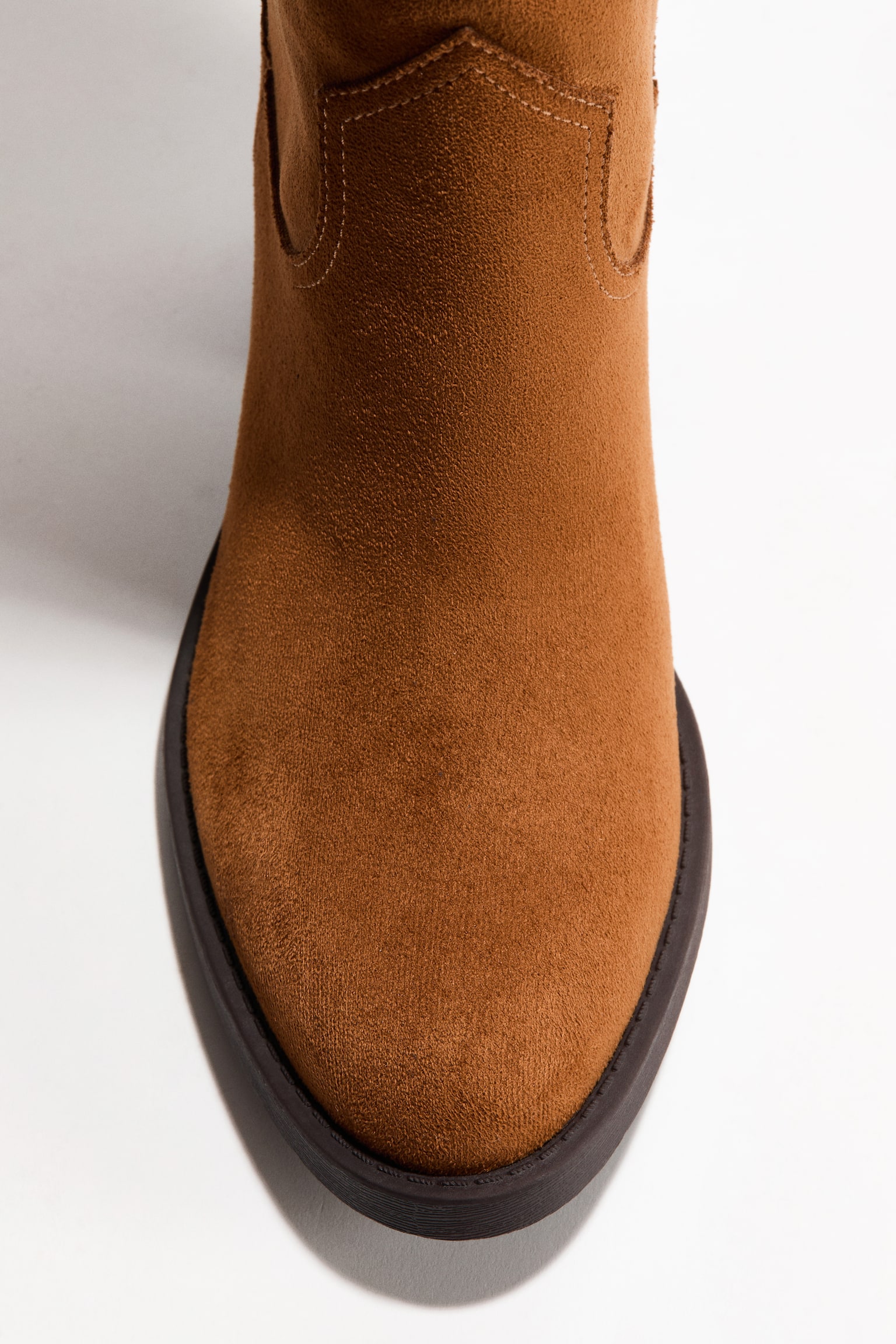 Knee-high cowboy boots - Brown - 3