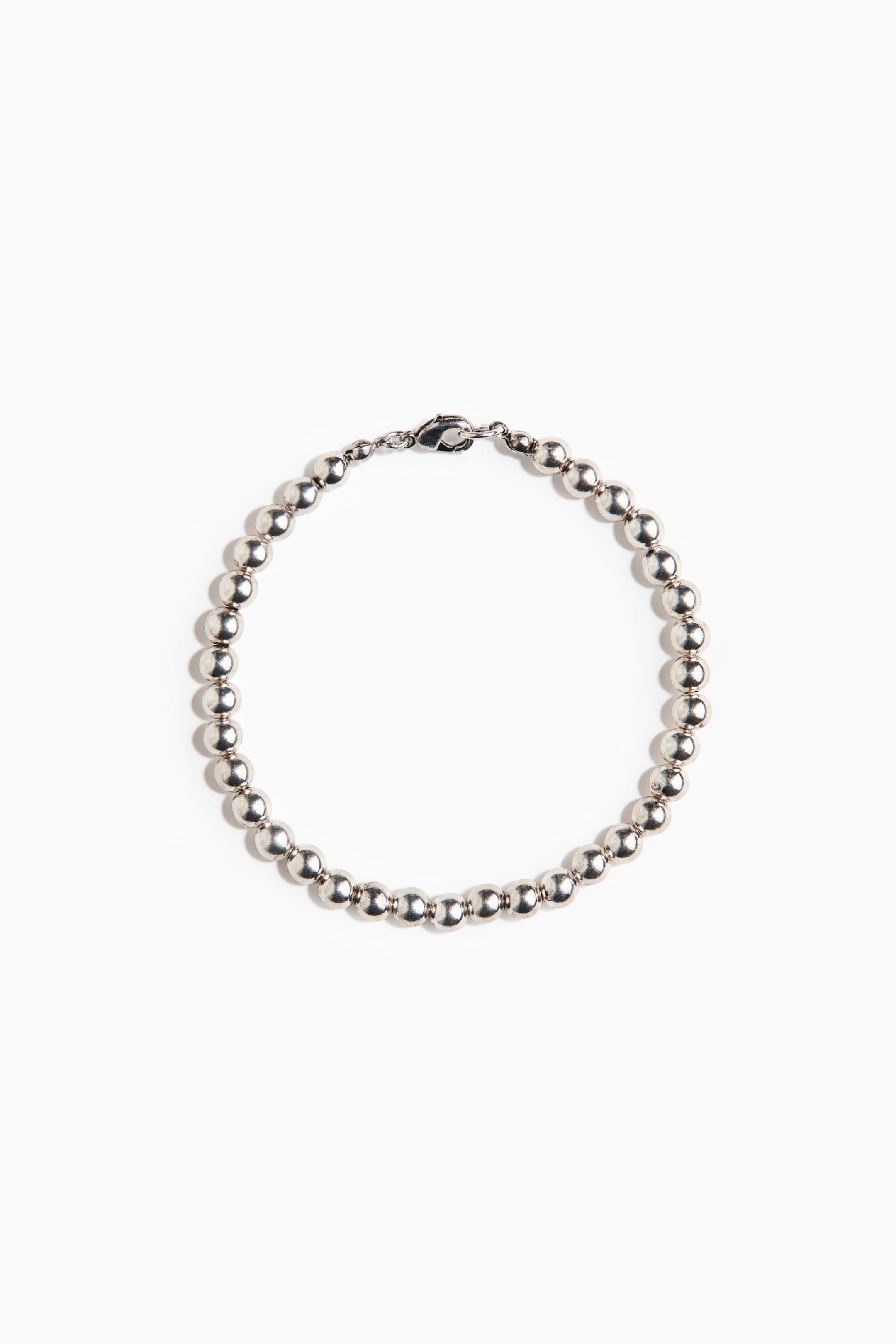 View larger image: Beaded Bracelet - Silver-colored - Men | H&M US 1