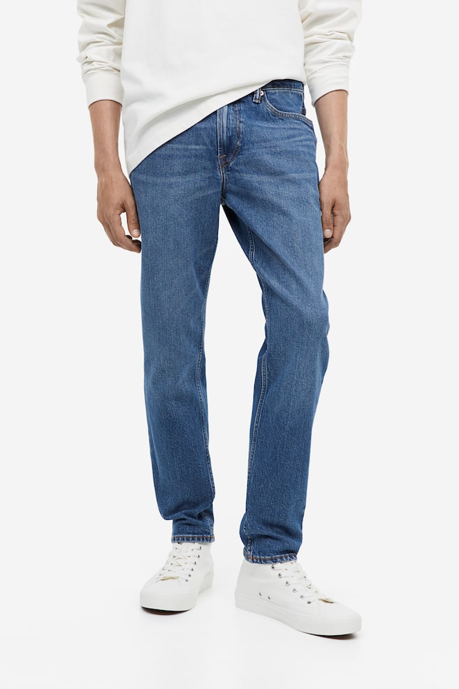 Regular Tapered Jeans - Denimblå/Lys denimblå/Sort/No fade black/Lys denimgrå/dc/dc - 4