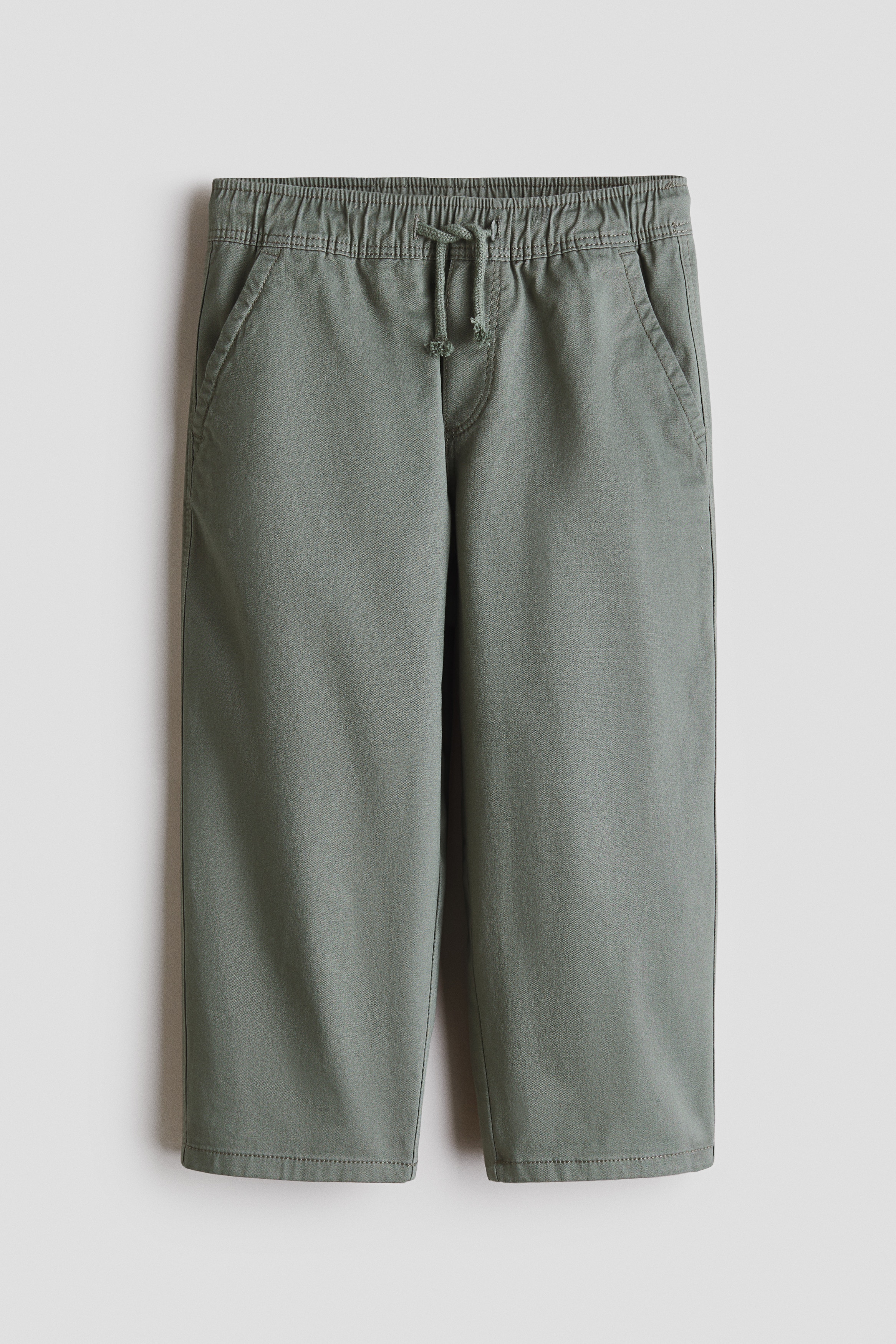 Cotton twill joggersModel