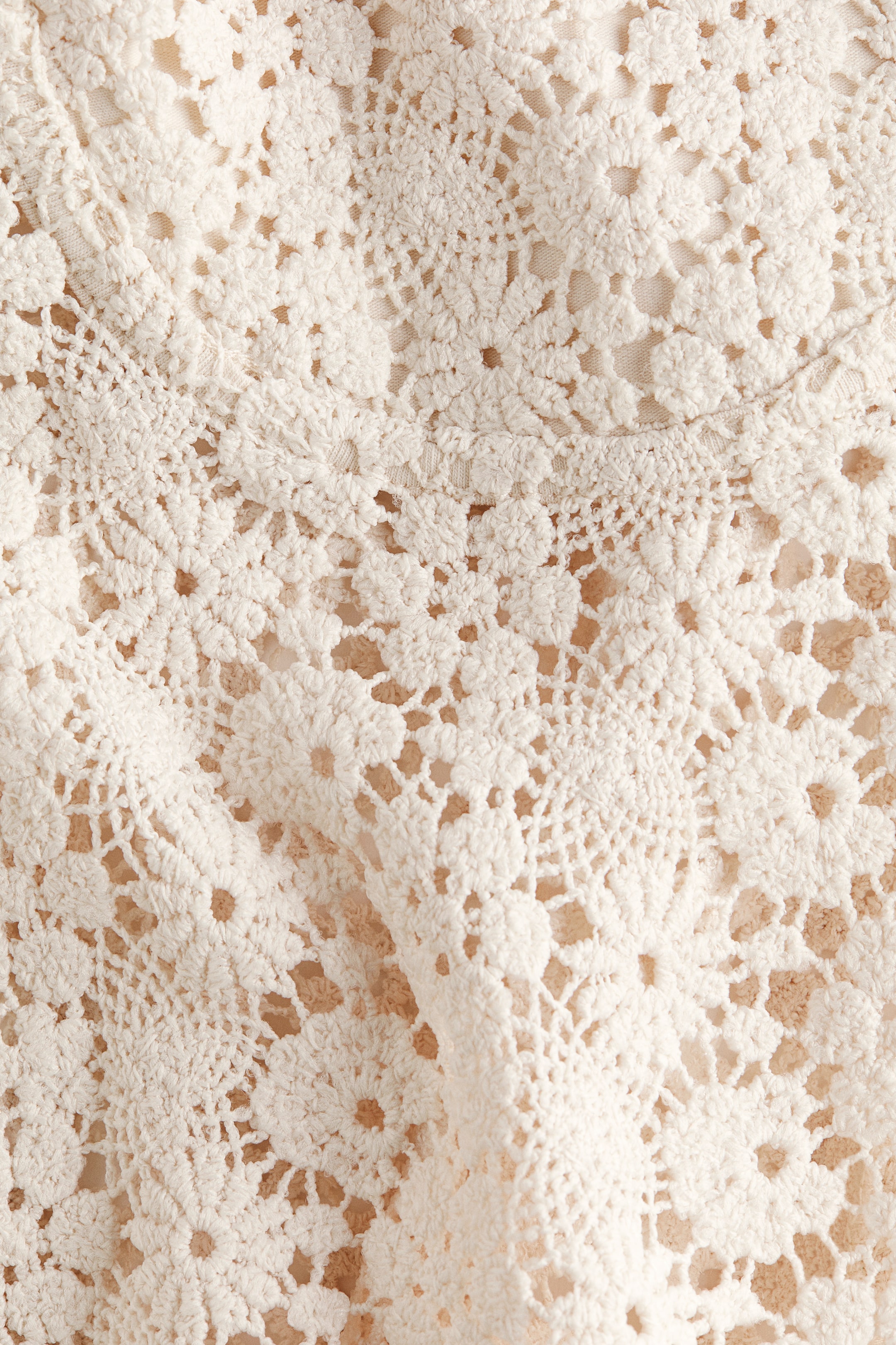 Crochet-Look Sleeveless Top