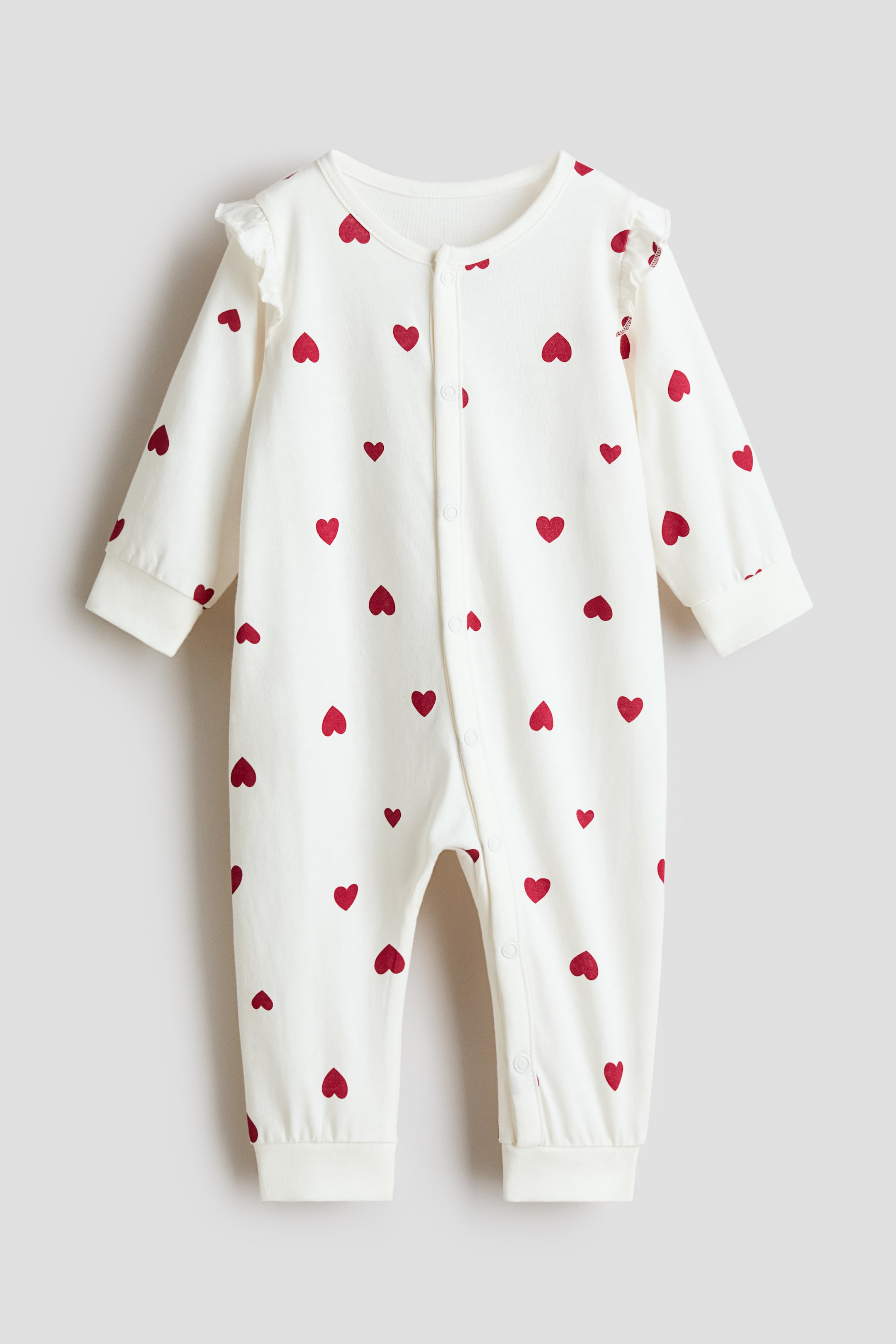 Agrandir l'image: Pyjama à motif - Blanc/cœurs - ENFANT | H&M FR 1