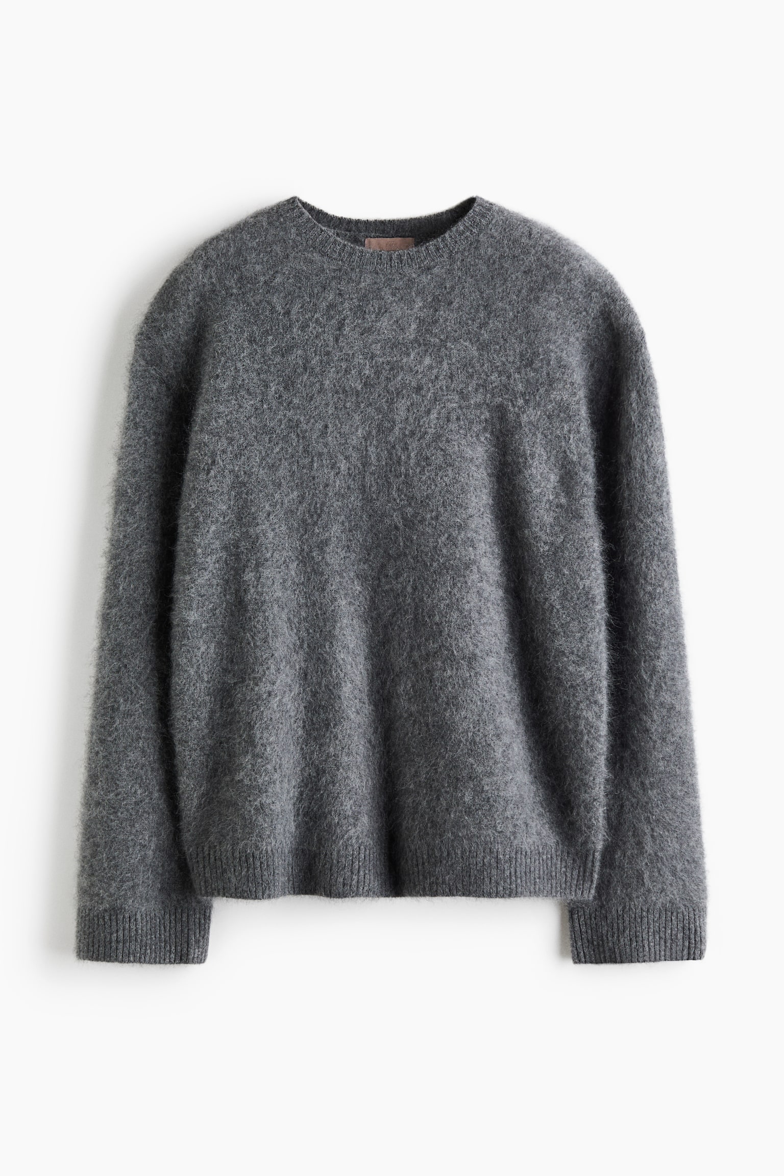 Женский свитер H&M Cashmere-Blend, цвет: Тёмный серый меланжевый — фото 1