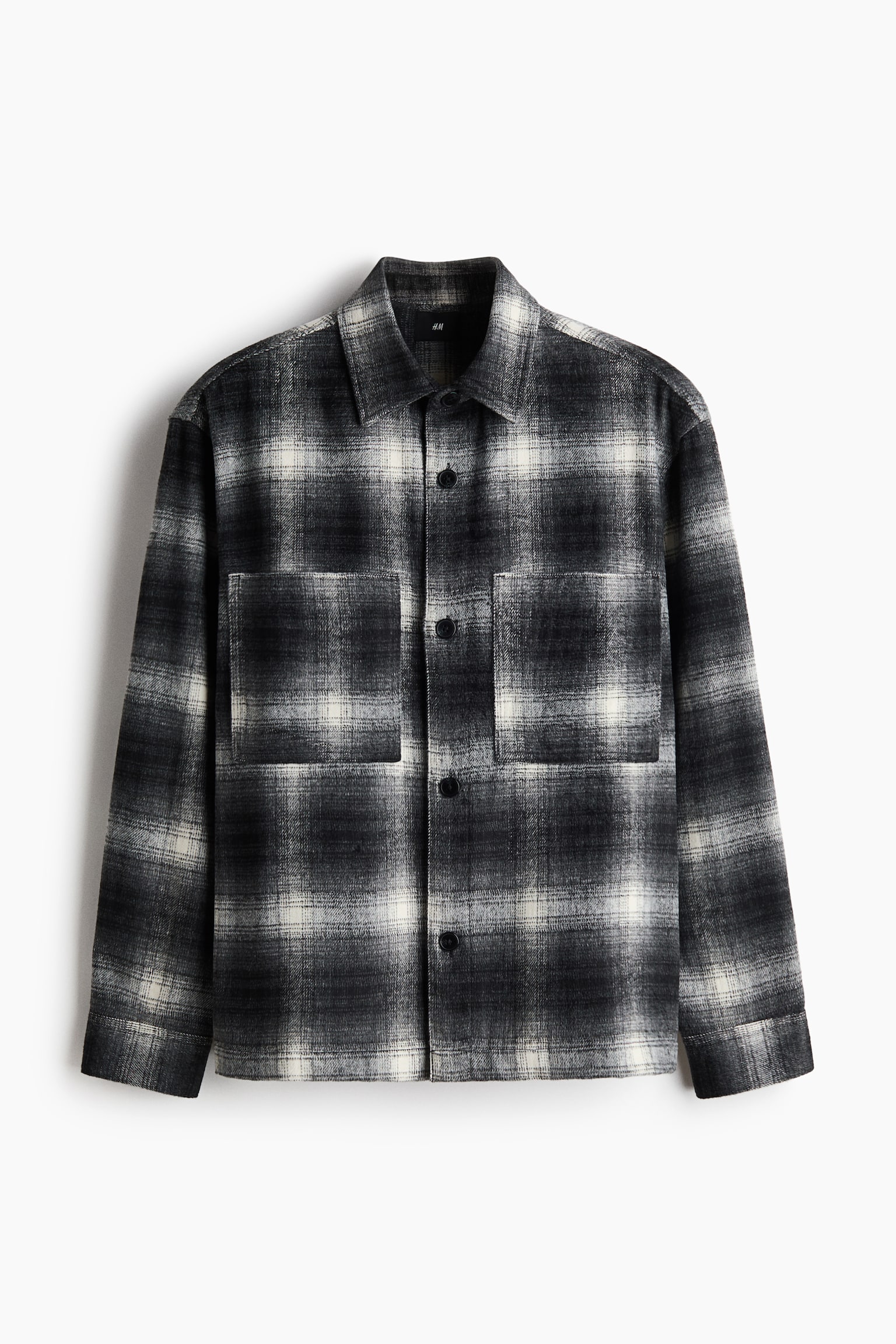 Sobrecamisa de sarga - Negro/Cuadros/Beige claro/Cuadros/Azul oscuro/Cuadros