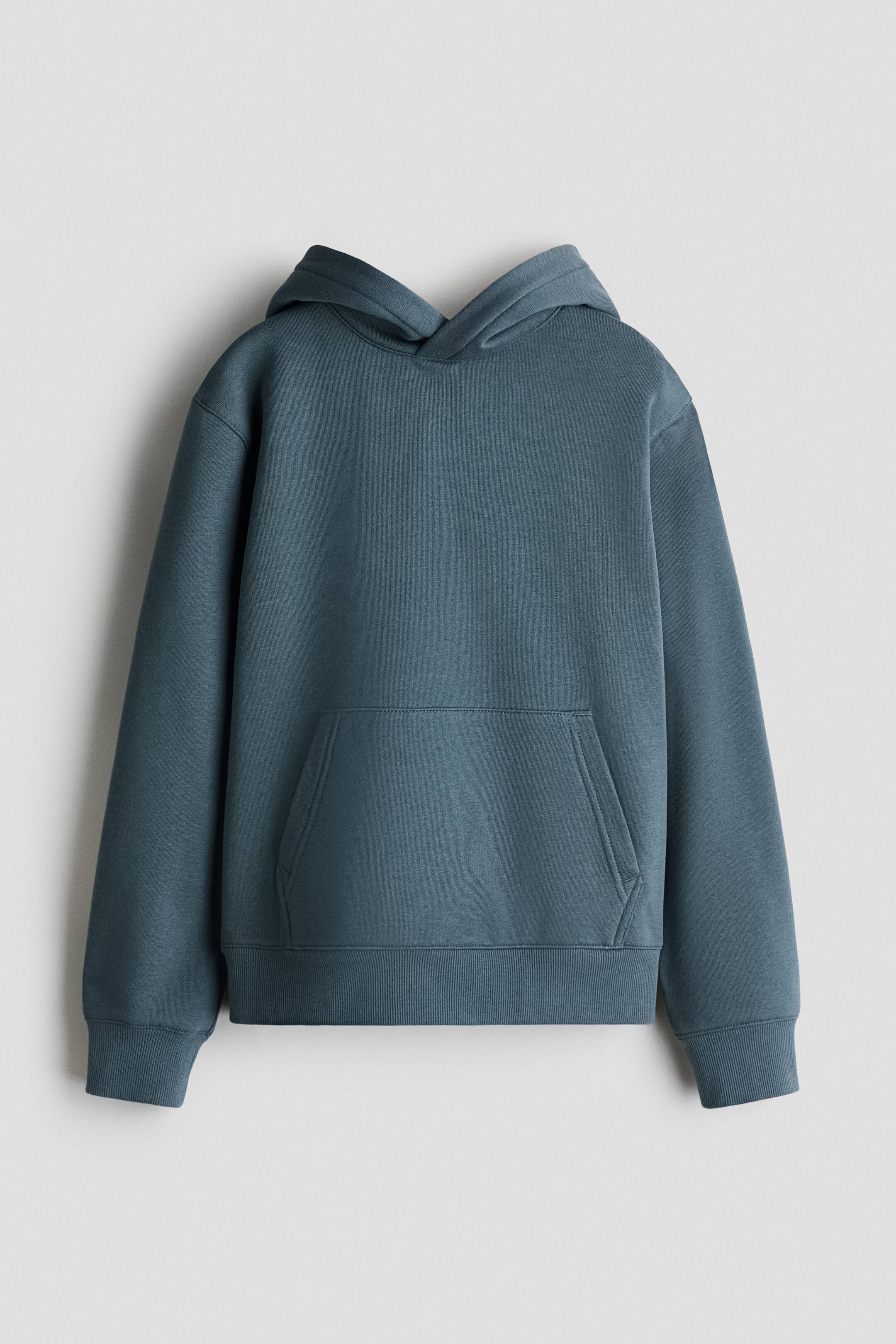 View larger image: Brushed-inside hoodie - Teal - Kids | H&M 1