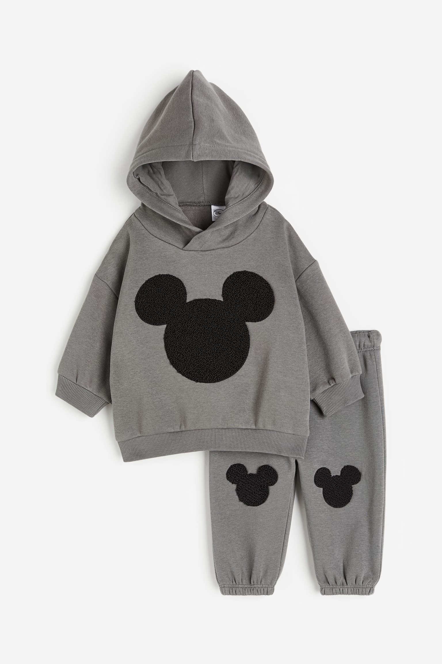 2-piece Print Sweat Set - Dark grey/Mickey Mouse/Blue/SmileyWorld®/Dusty green/Mickey Mouse/Black/Keith Haring/Grey/Marvel/Beige/Mickey Mouse/Light turquoise/LEGO DUPLO - 1