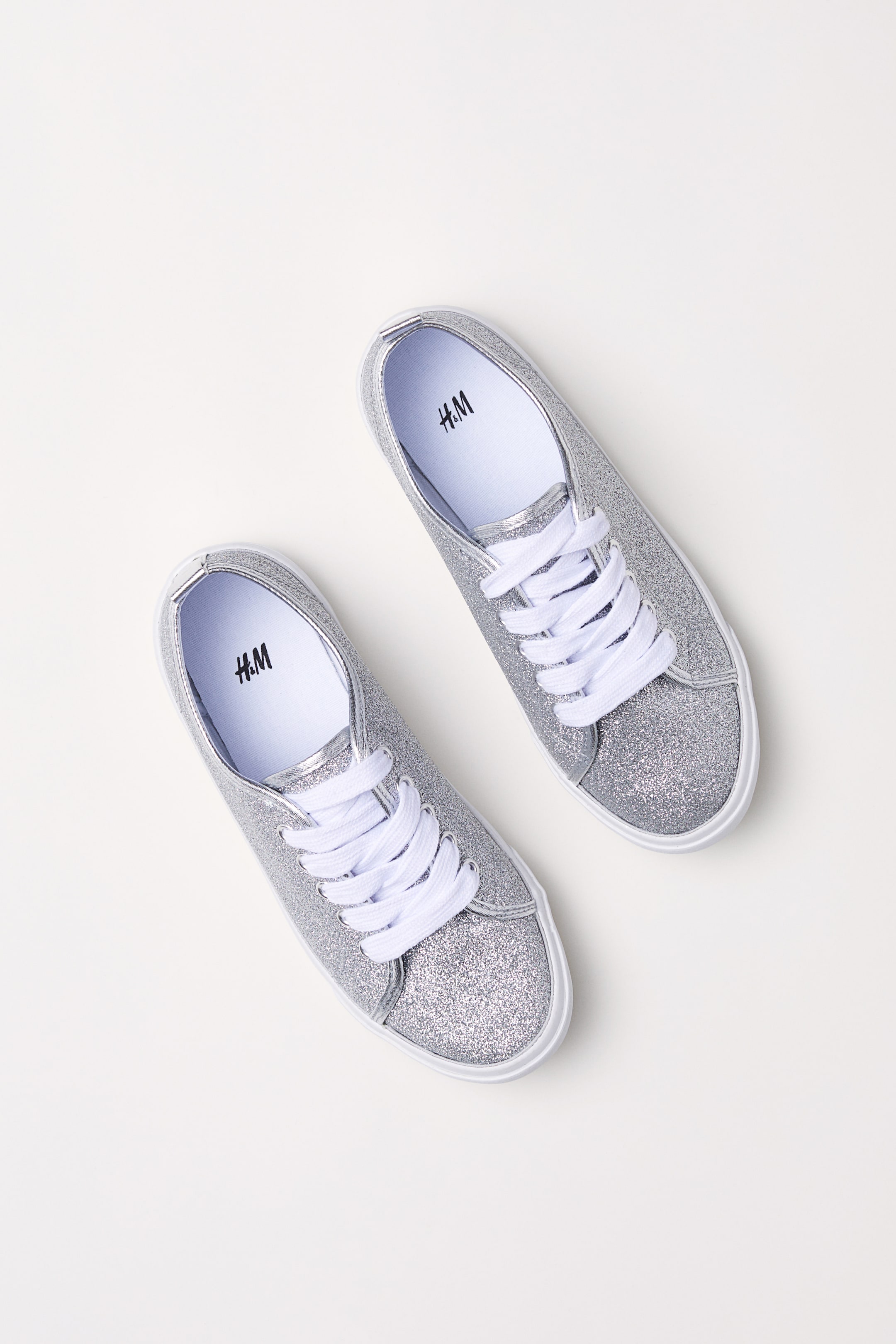 View larger image: Glittery trainers - Silver-coloured - Kids | H&M GB 1