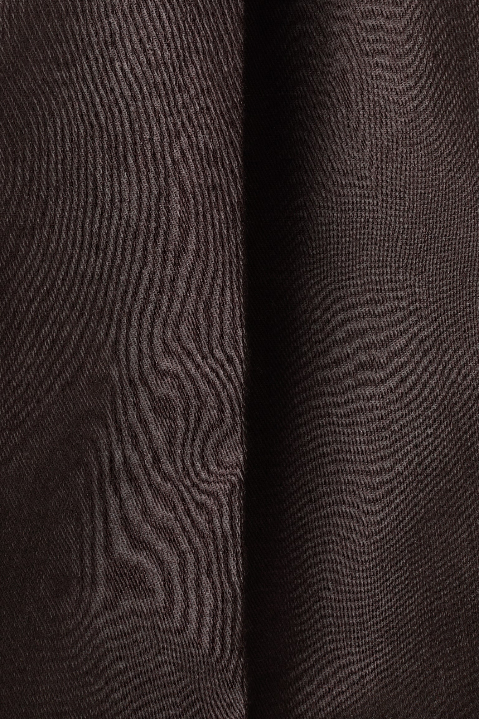 Loose Fit Linen-blend trousers - Dark brown/Black/Cream - 6
