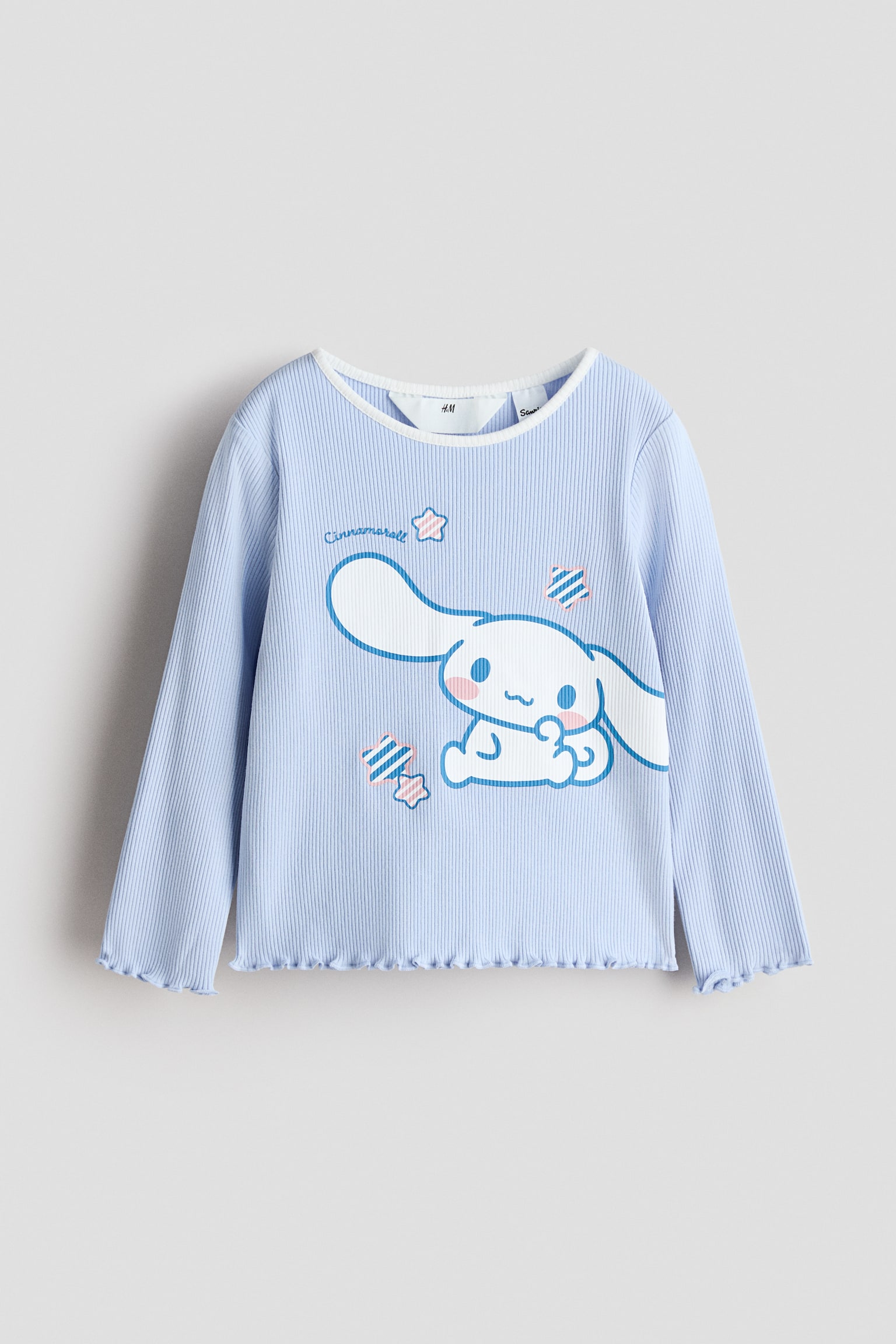 プリント長袖トップス - ライトブルー／シナモロール/クリーム／シナモロール/ネイビーブルー／ハローキティ - 2