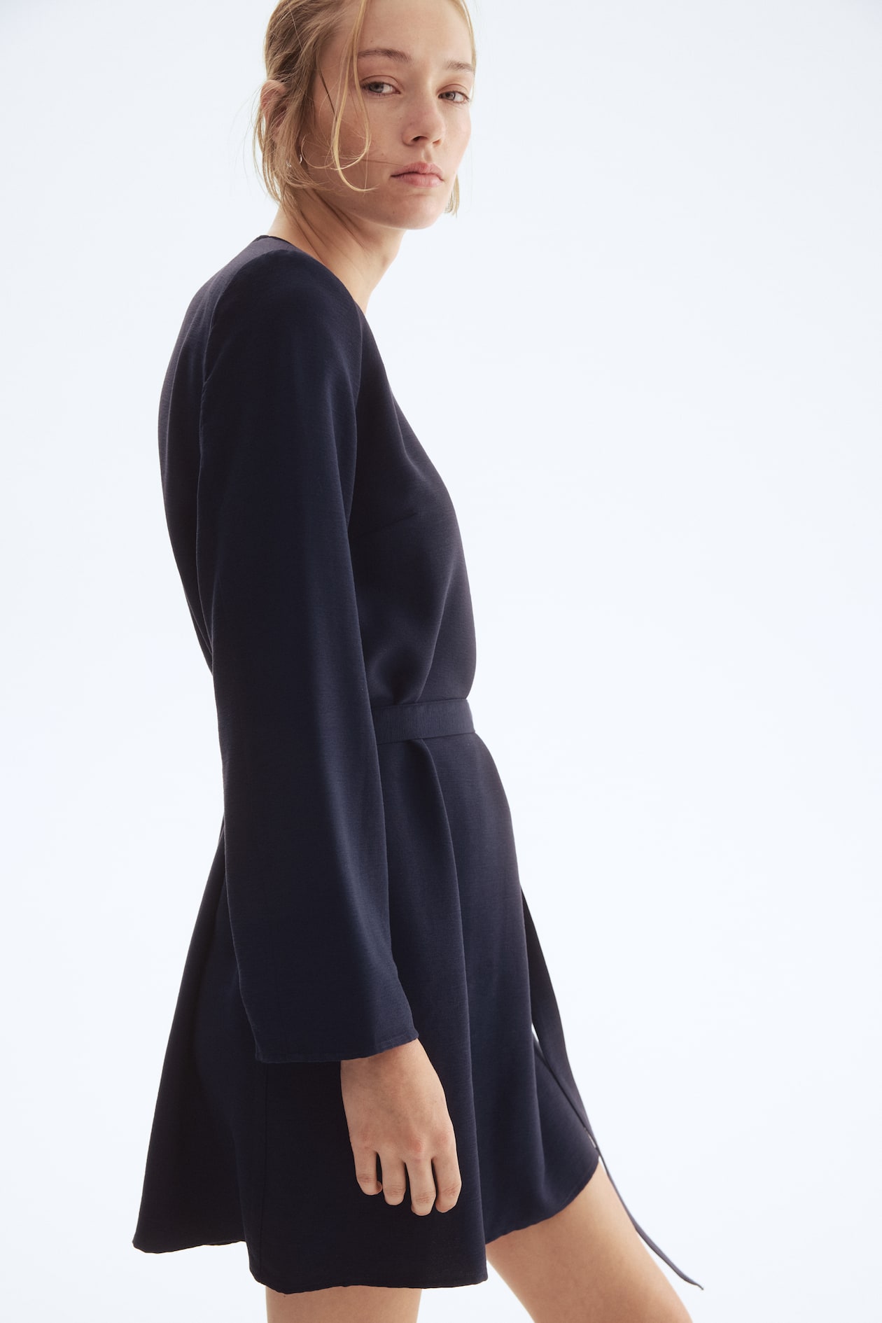 Tie-Belt Dress