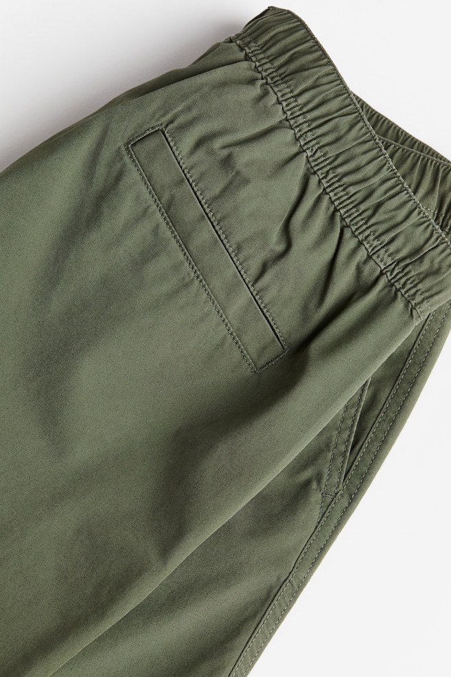 Regular Fit Cotton shorts - Khaki green/Black/Khaki green/Turquoise/dc/dc/dc/dc - 2