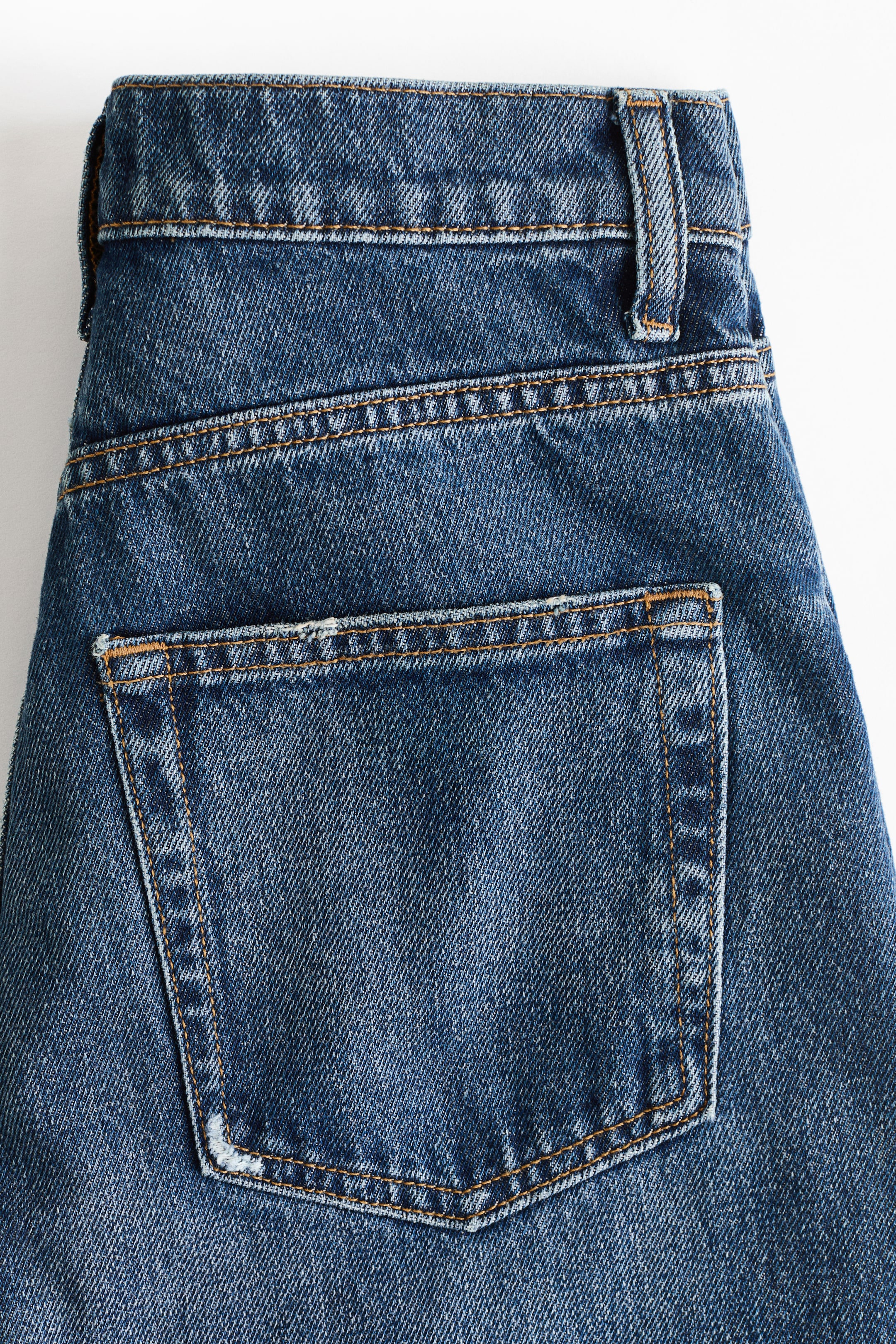 High-Waist Barrel-Leg Ankle Jeans