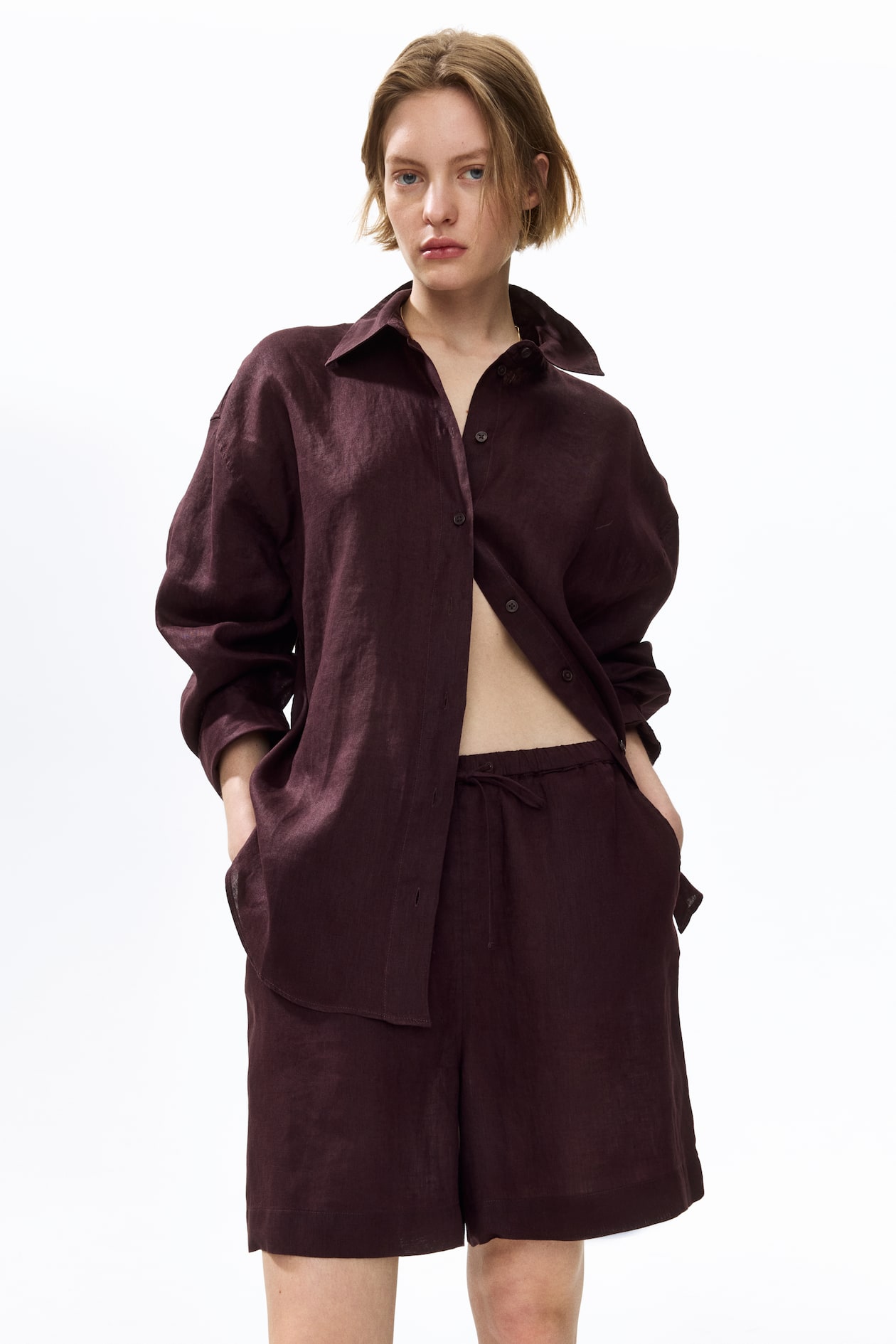 Oversized Linen Shirt - image 5