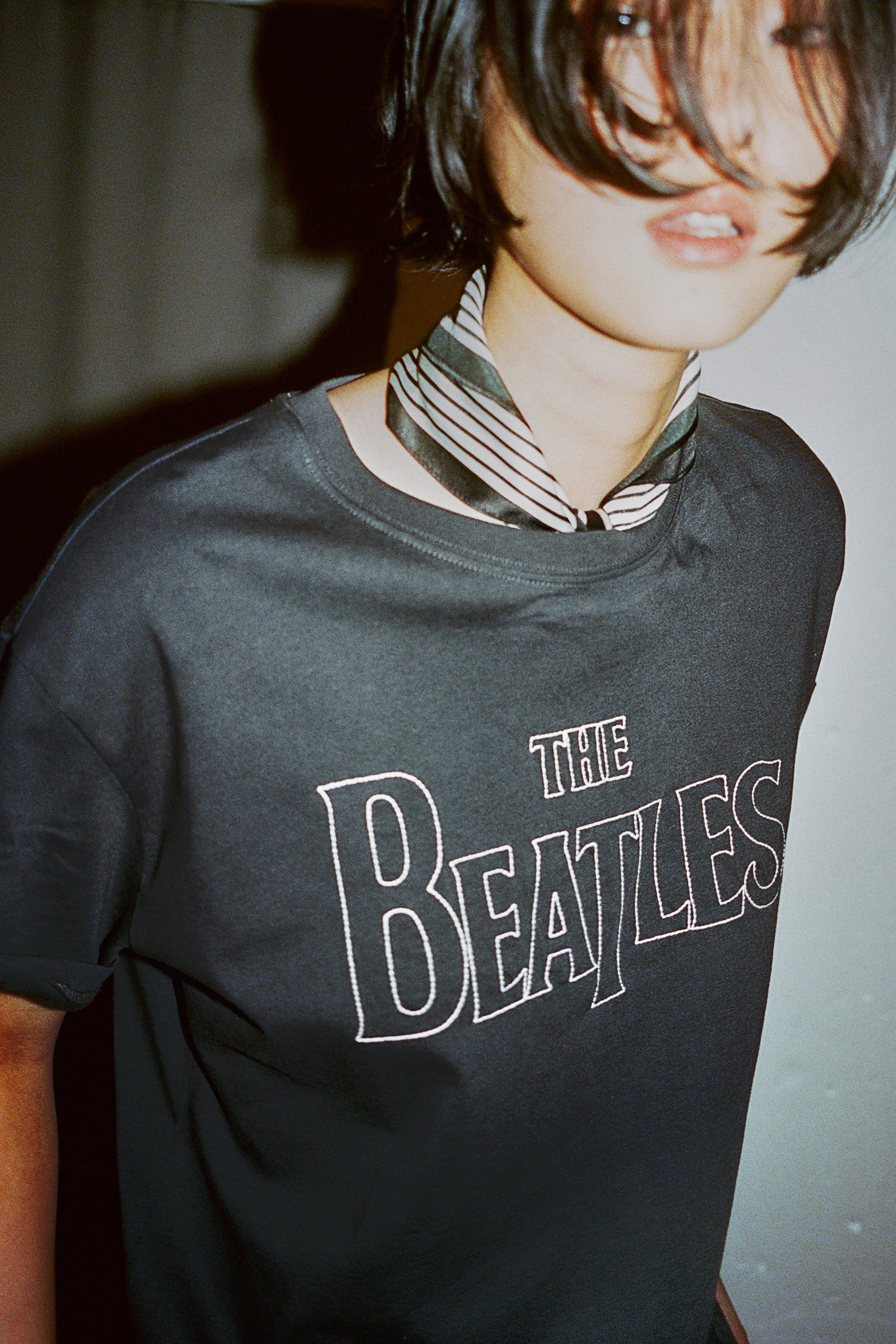 Tee fashion shirt beatles femme