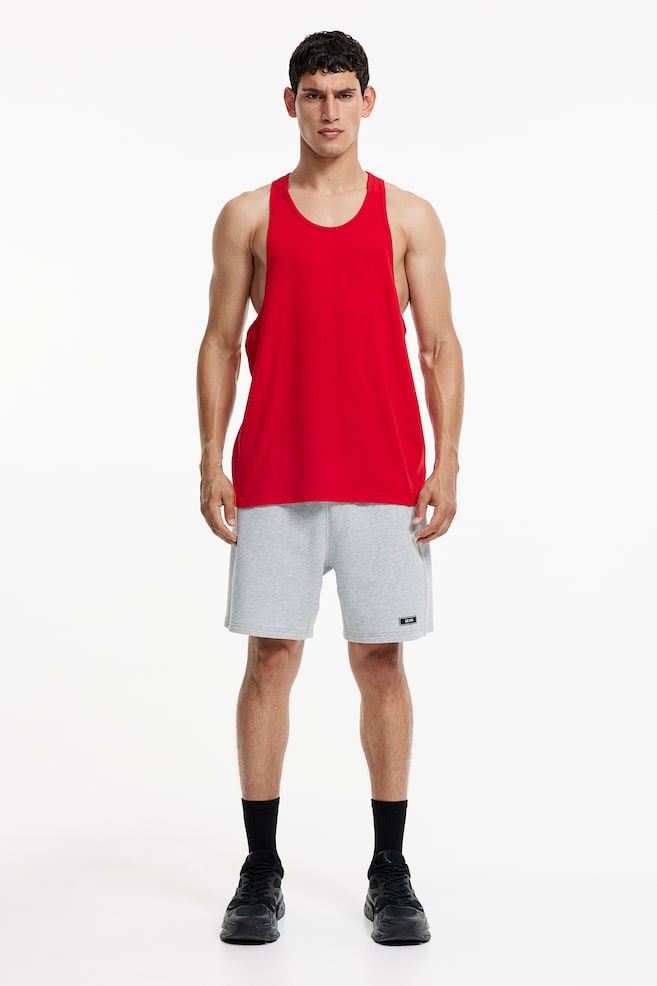DryMove™ Sports vest top - Red/Black/Dark grey - 5