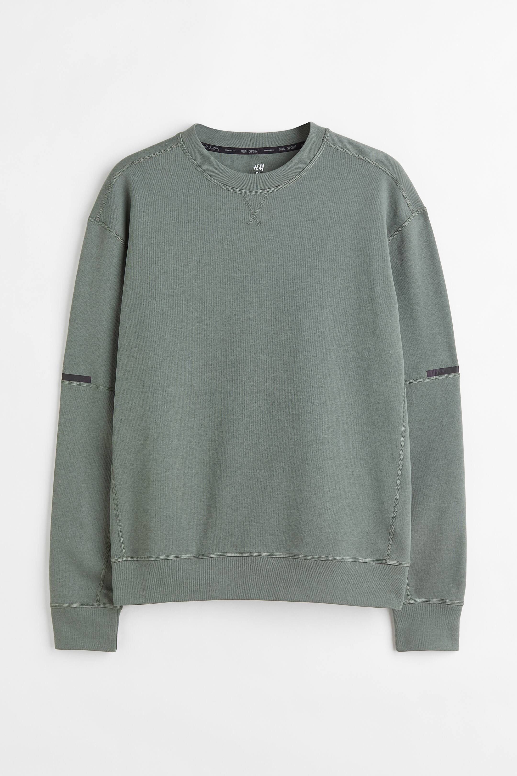View larger image: Relaxed Fit Sports top - Sage green - Men | H&M 1