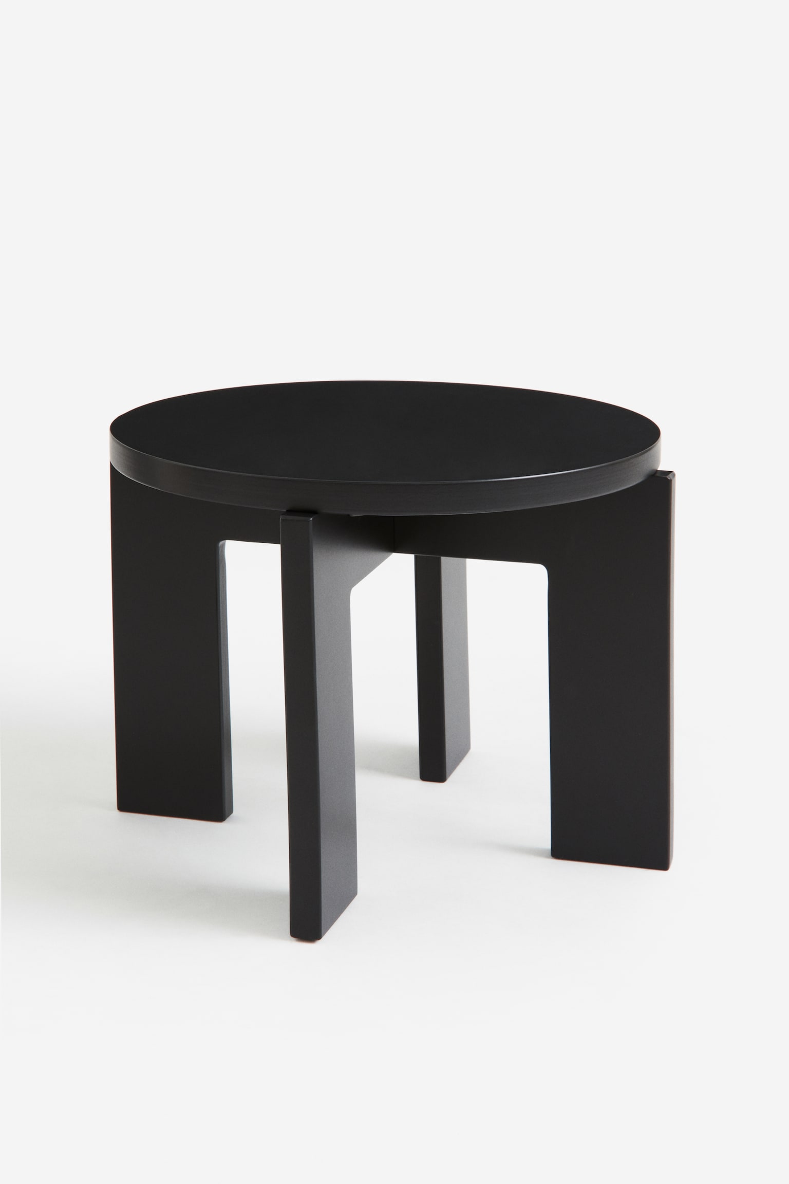 Side table - Black/Light beige/White - 1