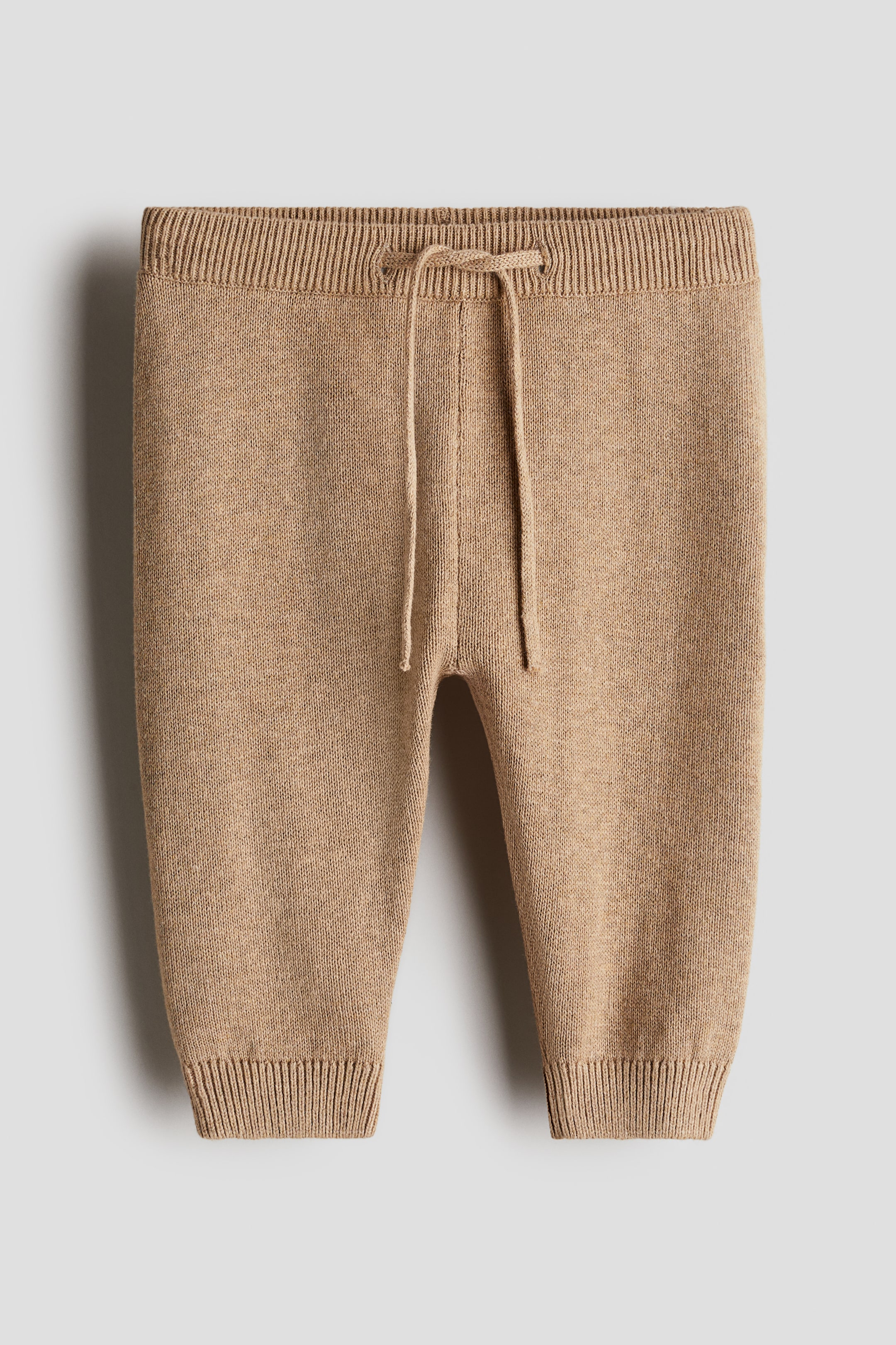 Fine-Knit Cotton Joggers