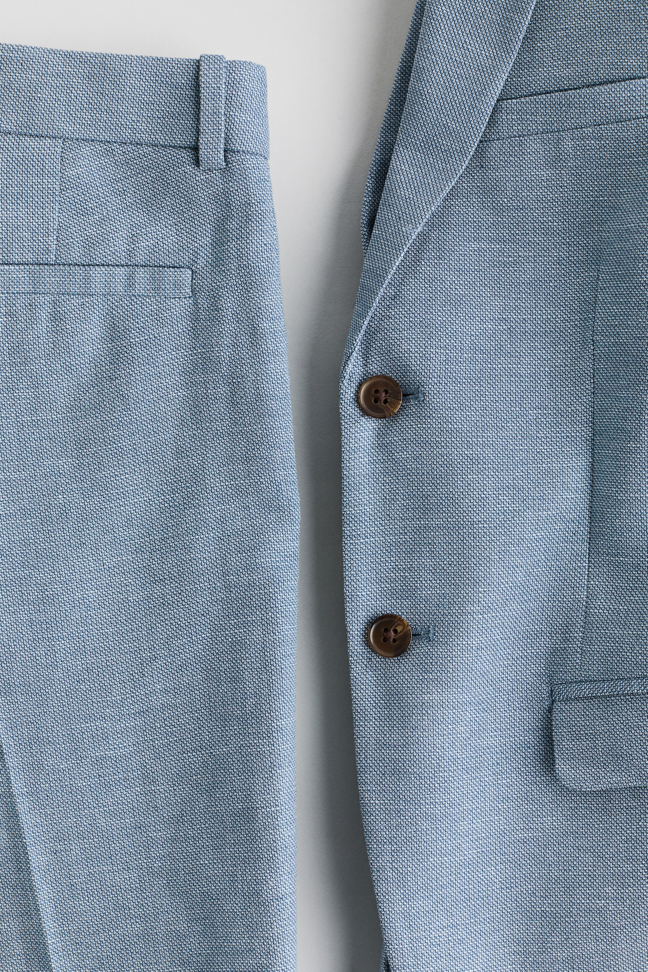 Linen-Blend Suit