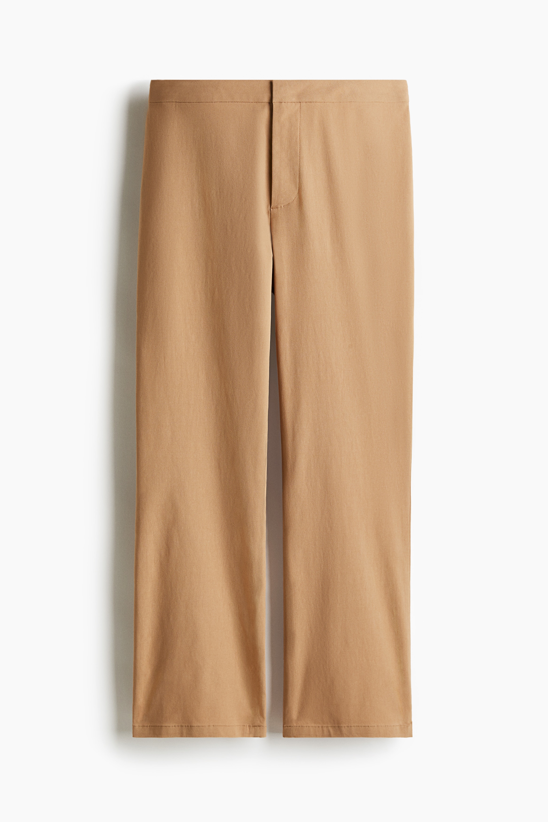 Dames - Beige Cropped broek - Size: 44  - H&M