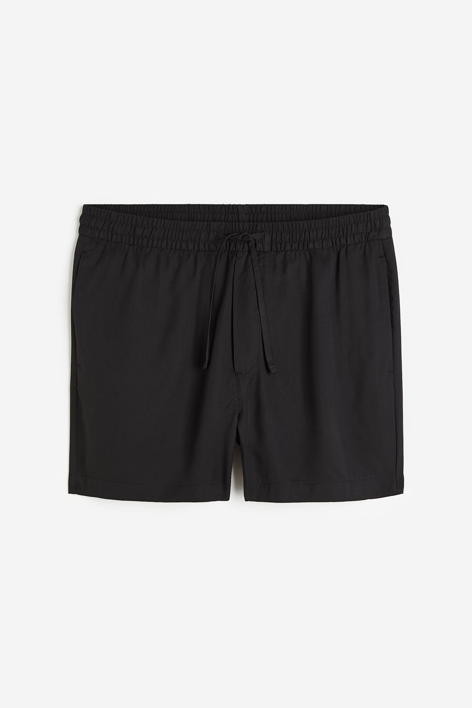 Regular Fit Lyocell shorts - Black/Sage green/Light greige/Burgundy - 1