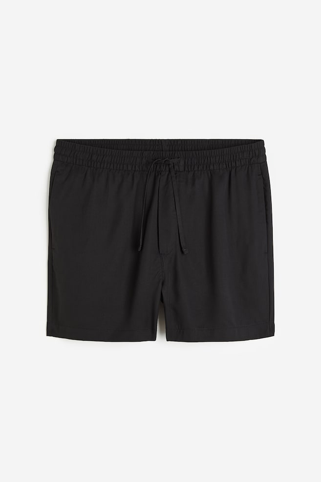 Regular Fit Lyocell shorts - Black/Light greige/Light blue/Landscape - 2