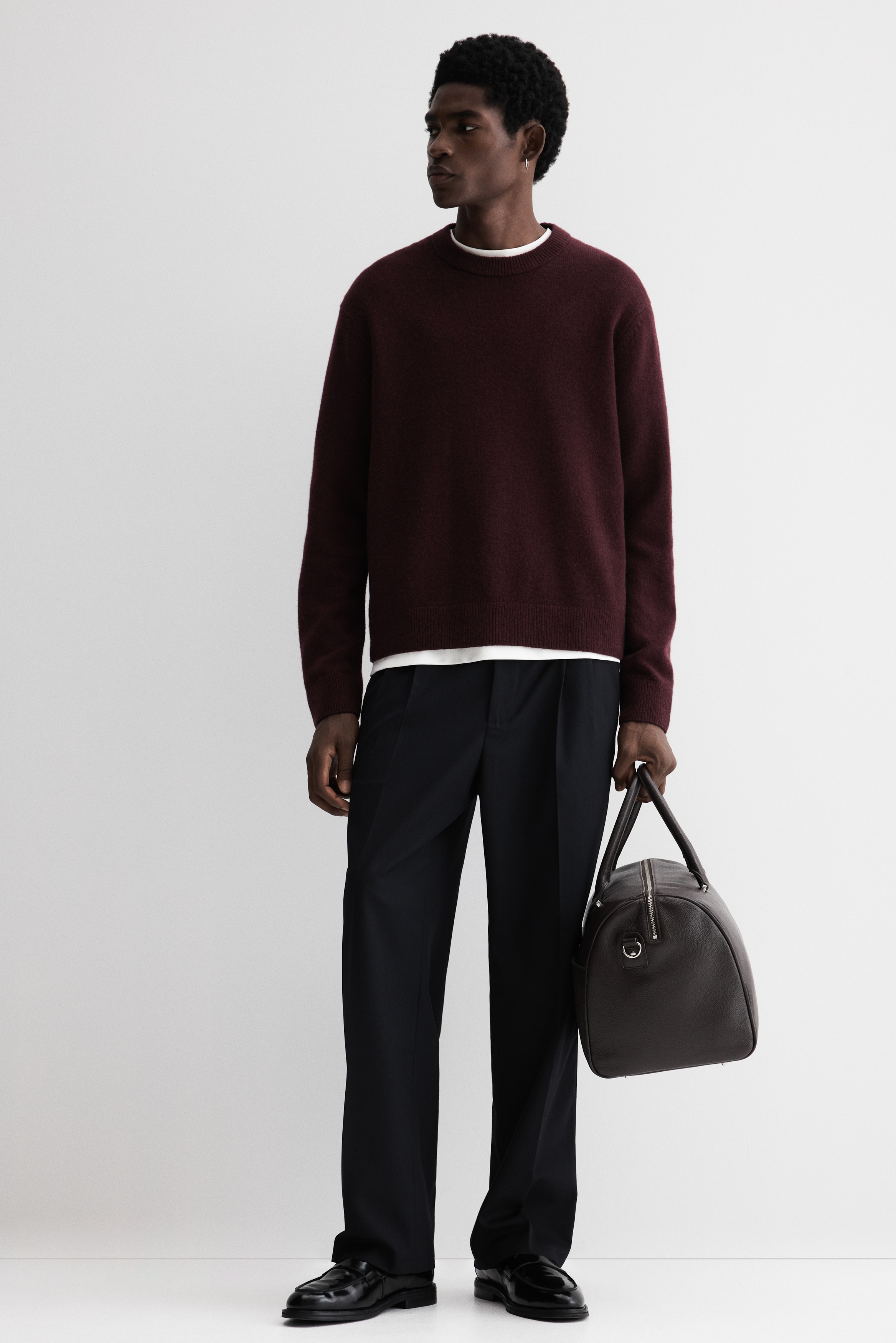 Regular Fit Fine-knit wool jumper