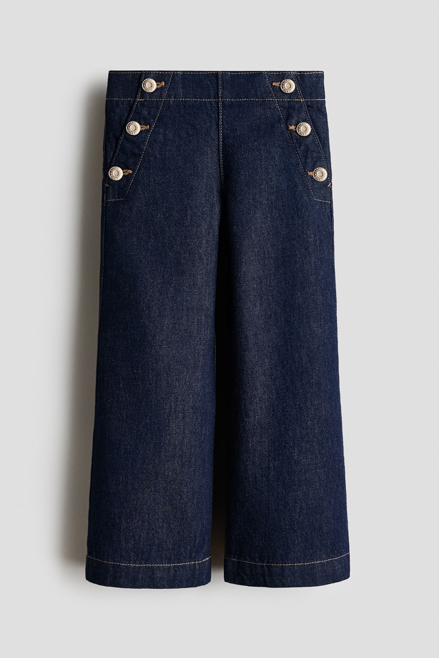 Wide Leg Jeans - Tmavý denim blue/Tmavý denim blue - 2
