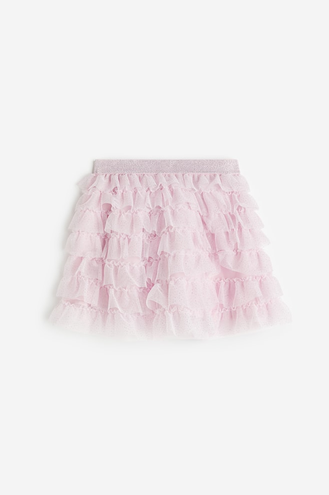 Glittery tulle skirt - Light pink/Silver-coloured/Light blue - 1