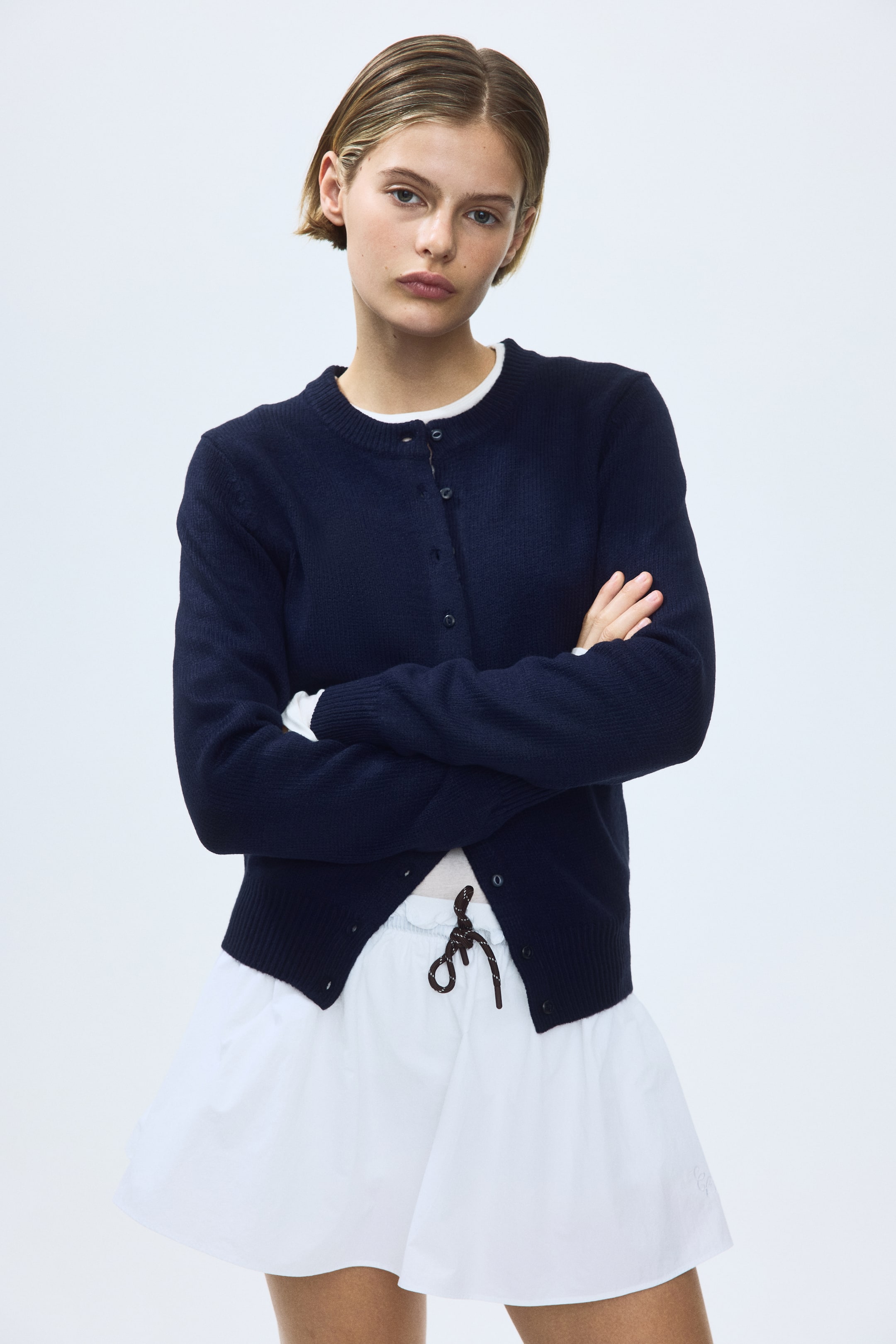 Gilet en tricot texturé