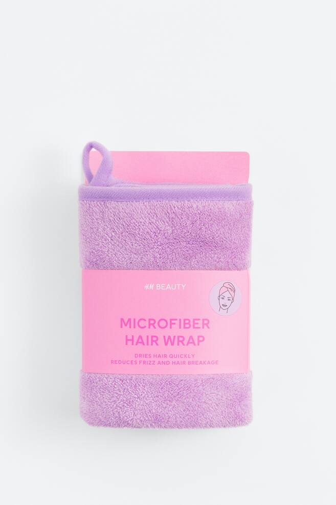 Microfibre hair wrap - Purple