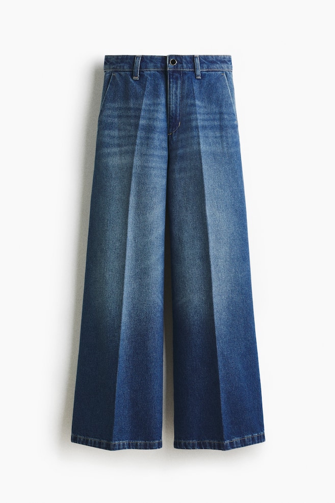 Super Wide High Jeans - Azul denim/Negro lavado/Azul denim oscuro - 1